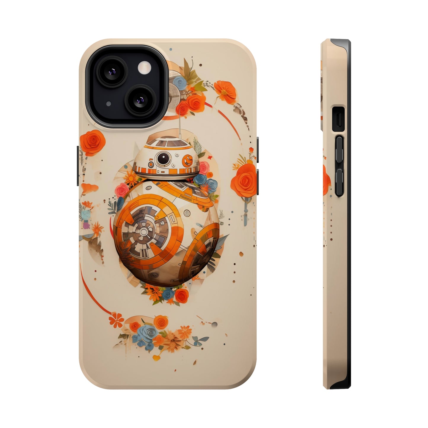 MagSafe Tough iPhone Case - BB-8 Paper Cut Craft Illustration