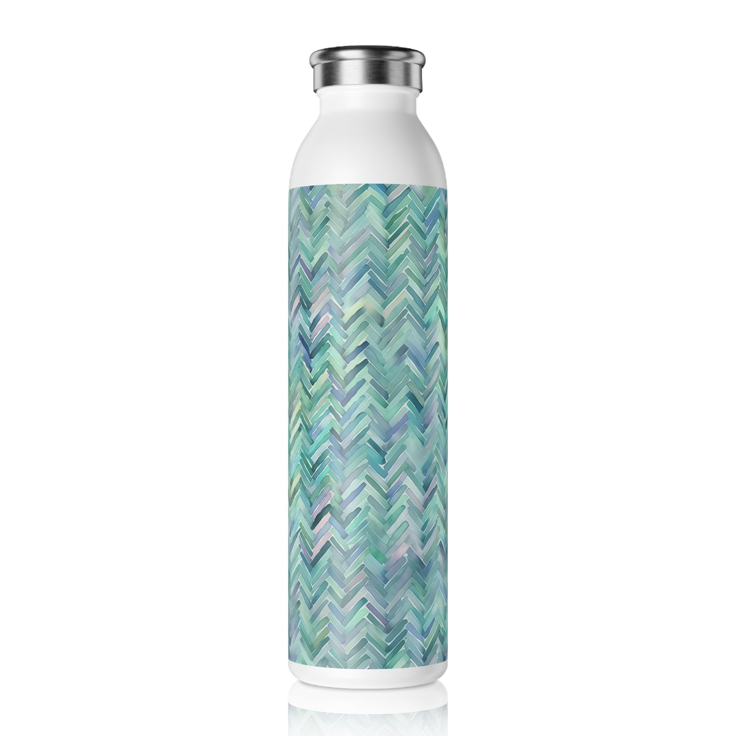 Slim Water Bottle - Piers Orleans Herringbone