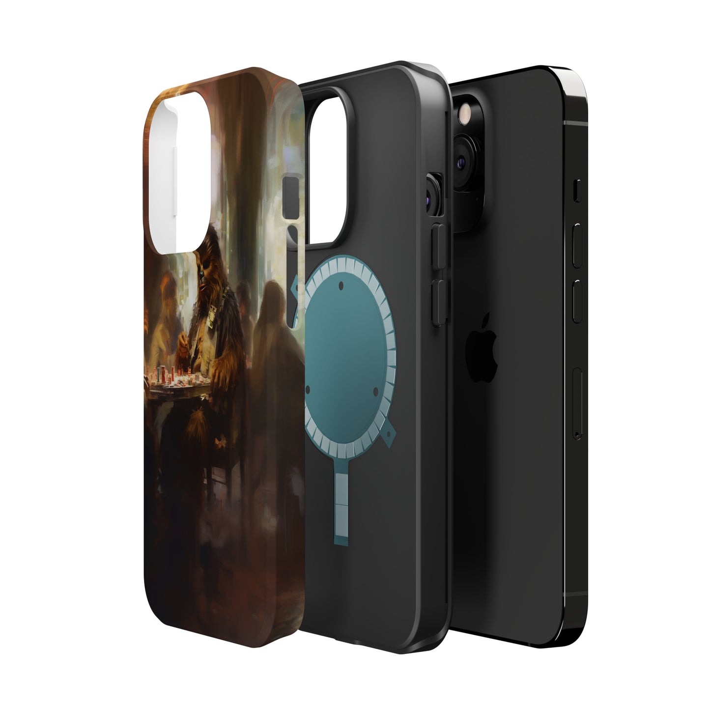 MagSafe Tough iPhone Case - ChewbaccaPlaying Poker