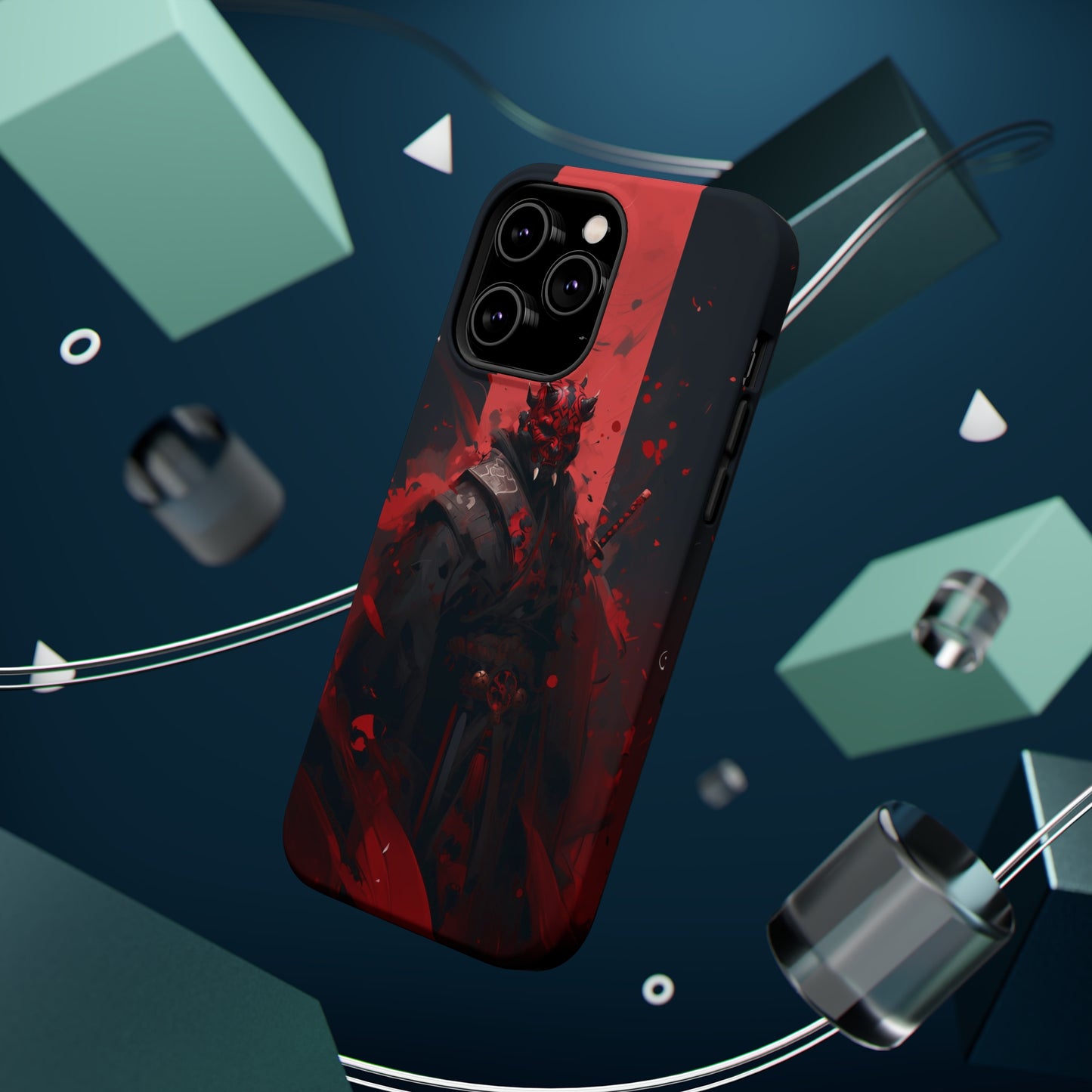 MagSafe Tough iPhone Case - Darth Maul Samurai High Detail