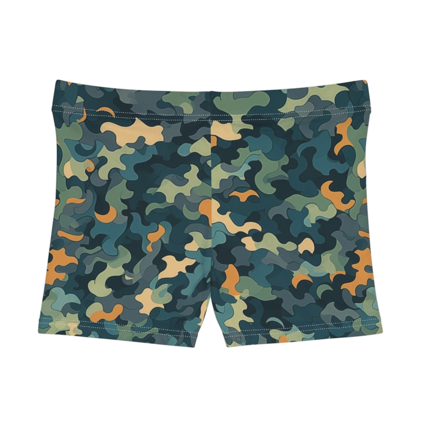 Workout Shorts - Jacquette Sirsasana Camouflage