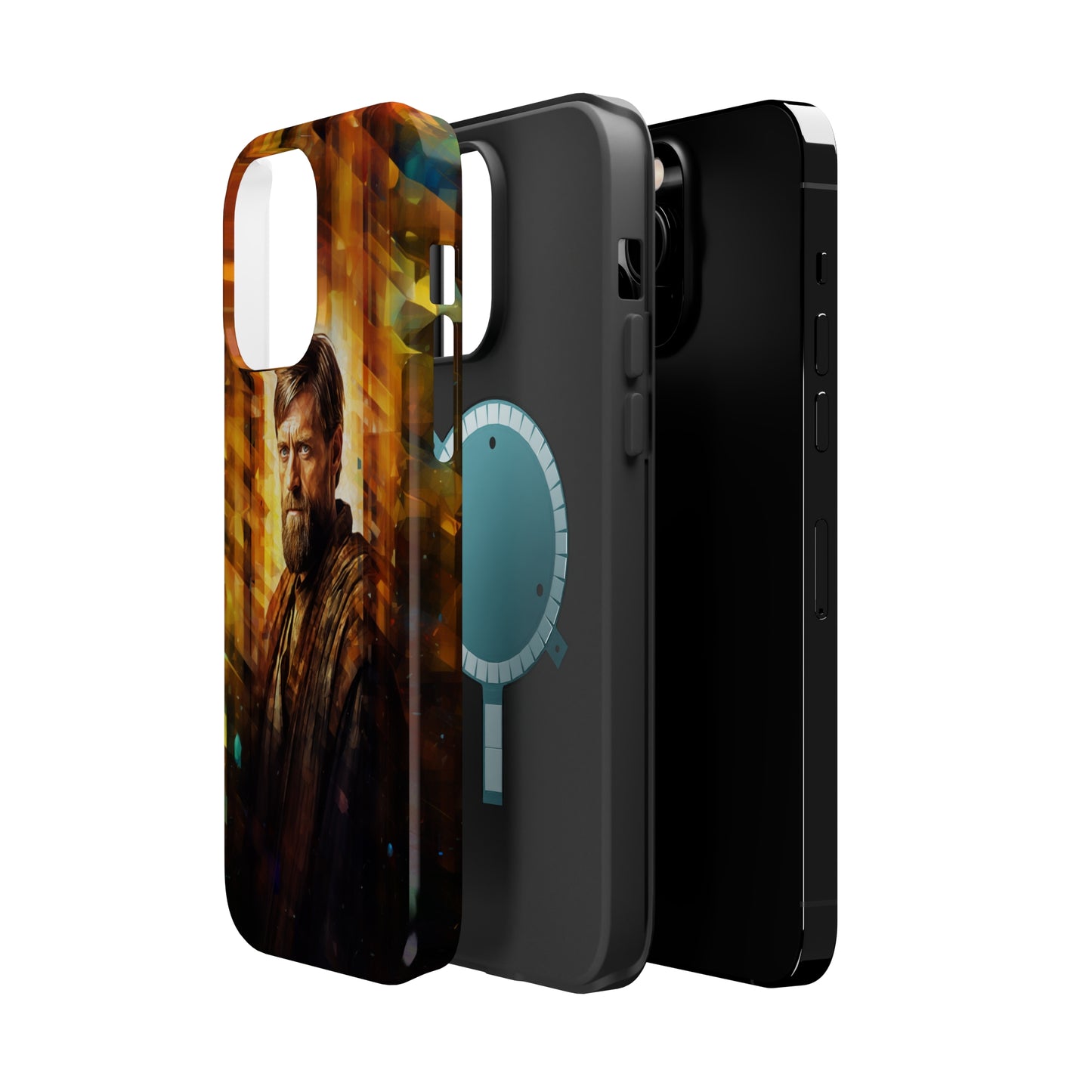 MagSafe Tough iPhone Case - Obi Wan Kenobi Abstract Expressionism