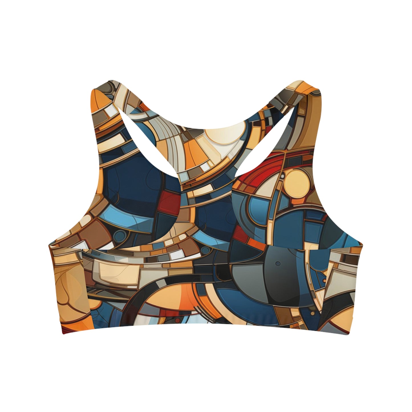 Sports Bra - Arne Confucius 70s Sci Fi Nebula