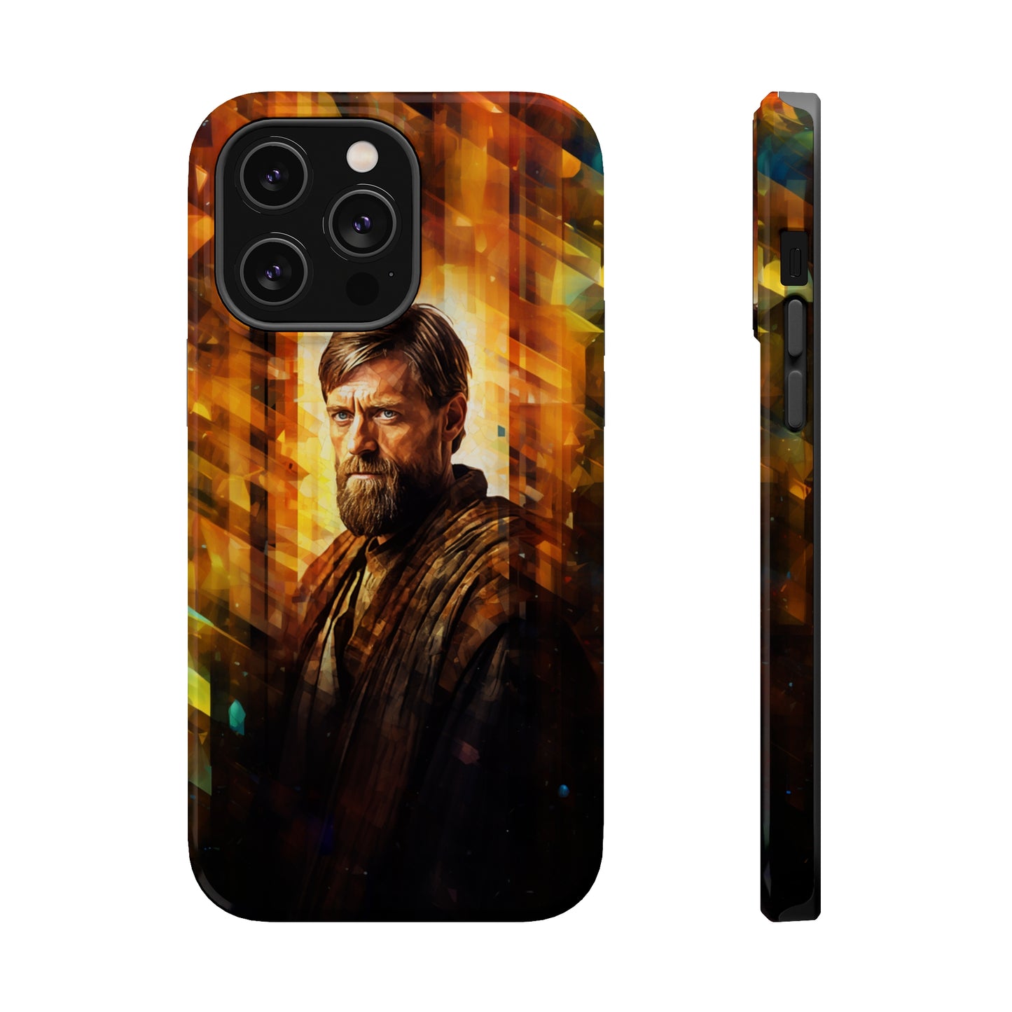 MagSafe Tough iPhone Case - Obi Wan Kenobi Abstract Expressionism