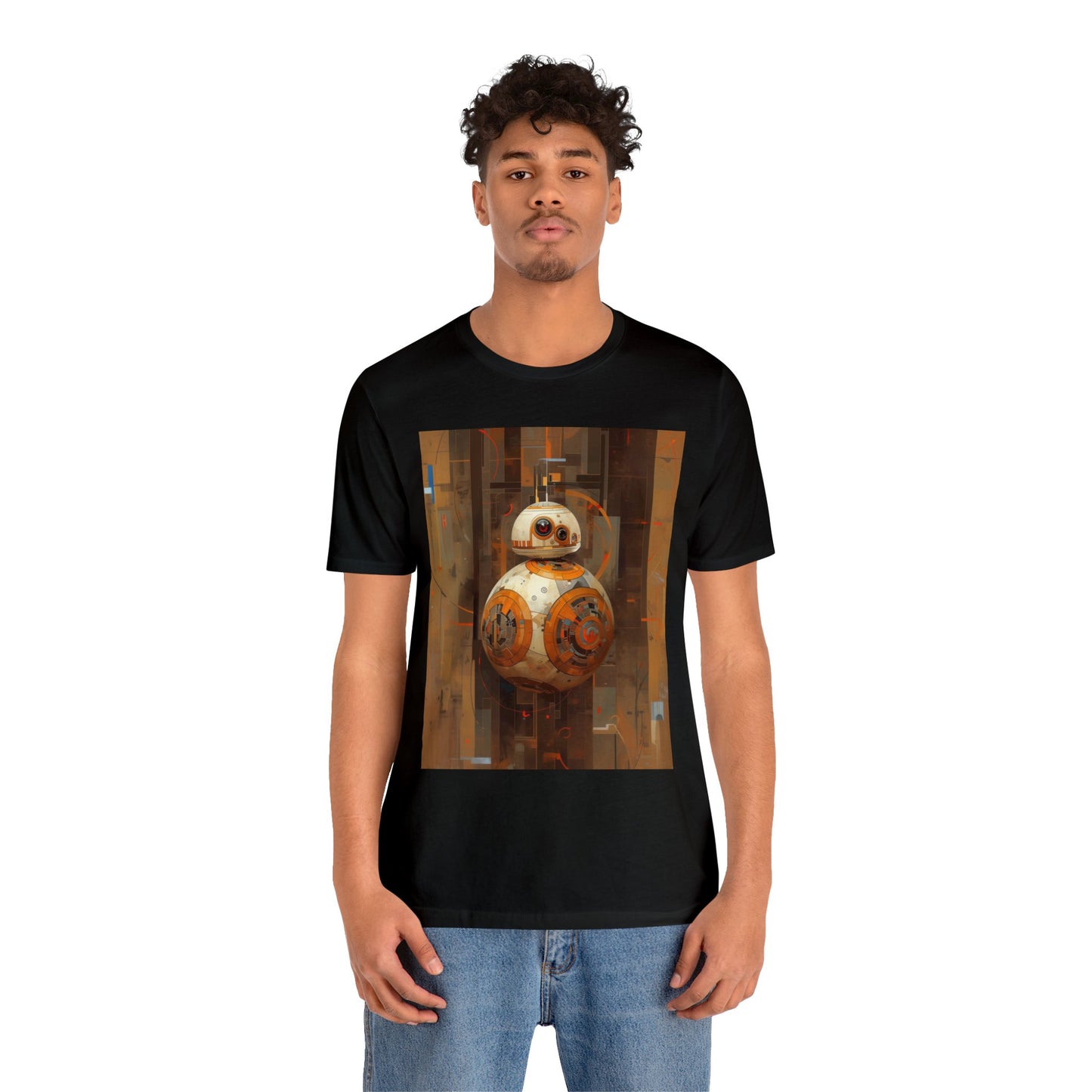 Unisex Jersey Short Sleeve Tee - BB-8 Art Deco style by Frank Lloyd Wright