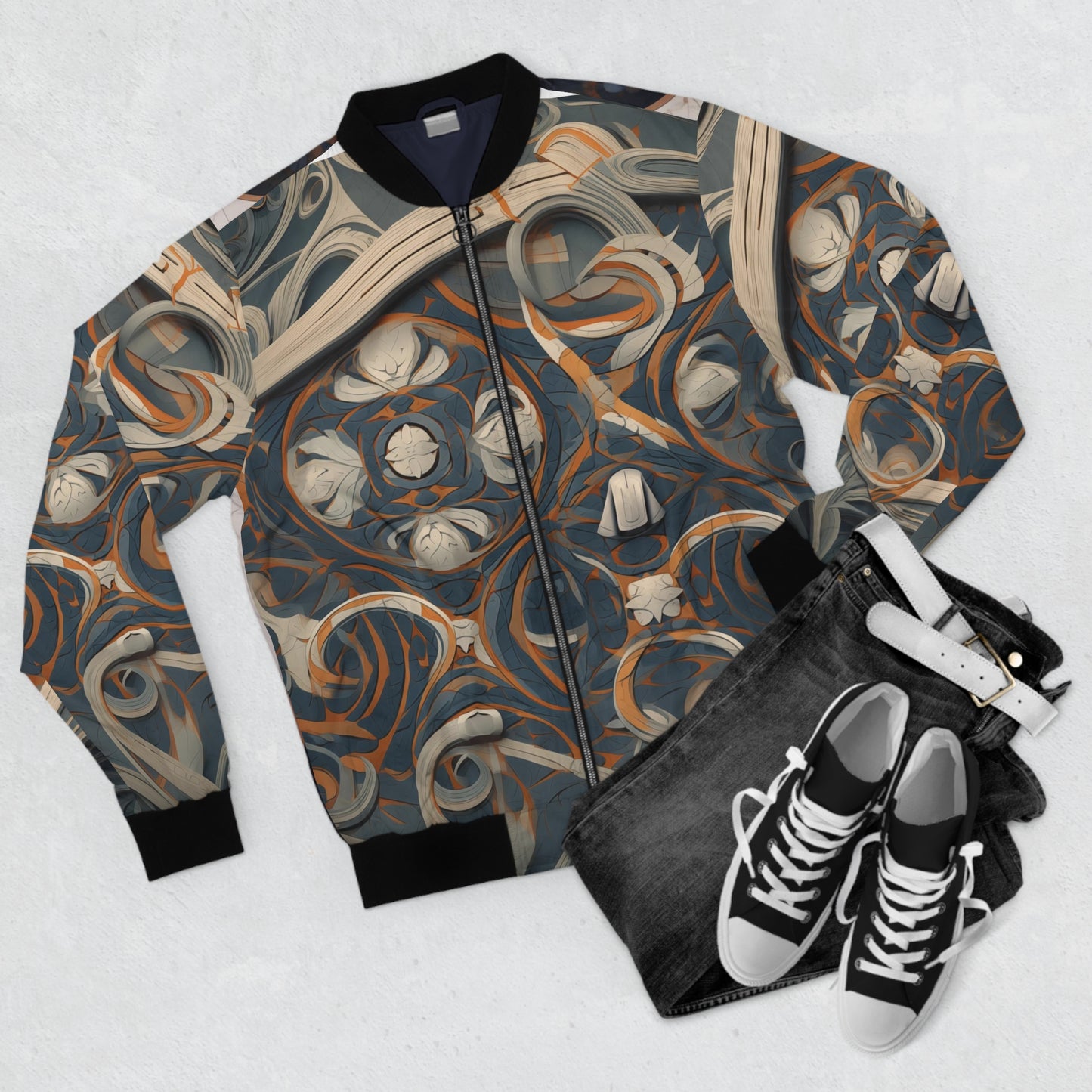 Men's Bomber Jacket - Snow trooper Renaissance Painting