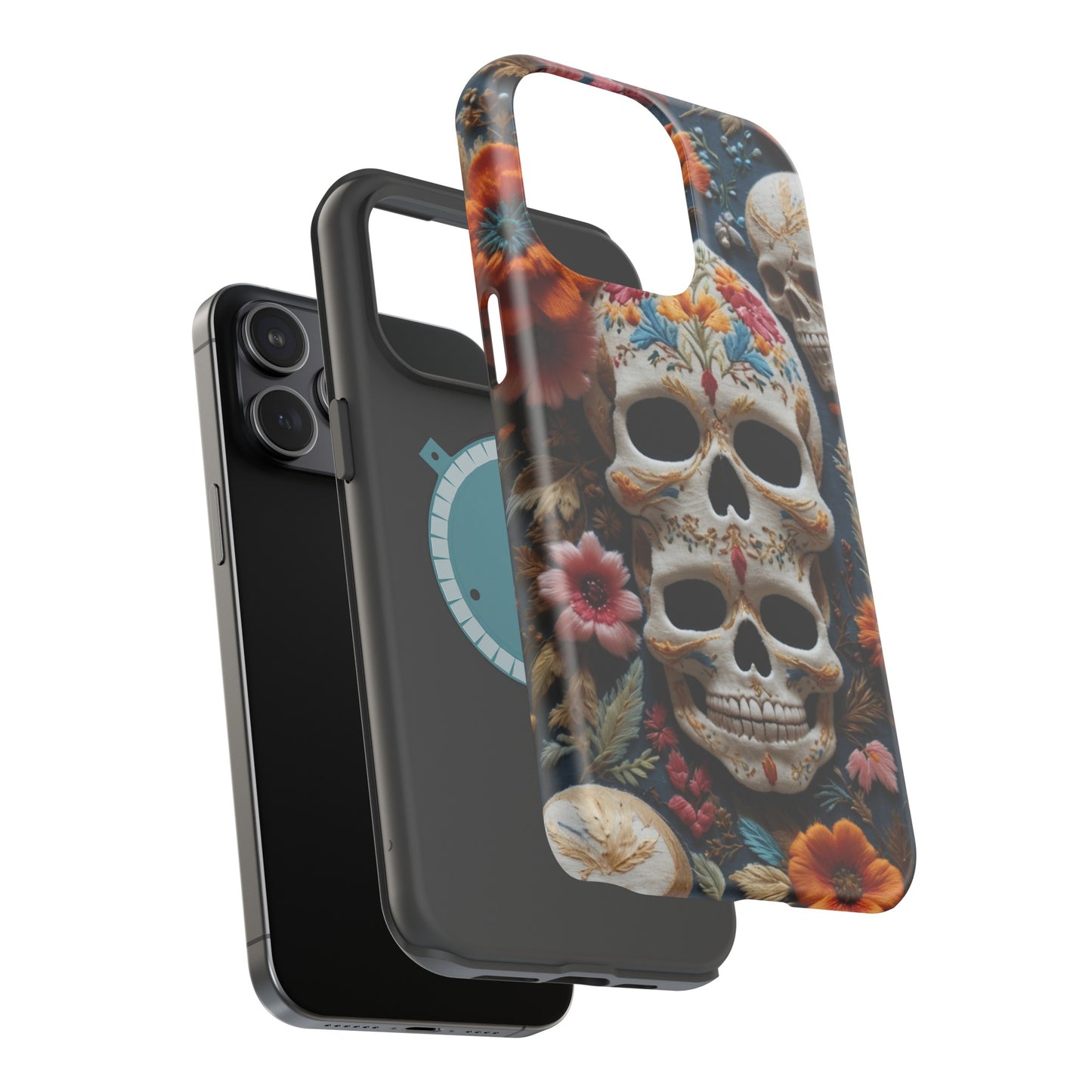 MagSafe Tough iPhone Case - "Artistic Embroidery"