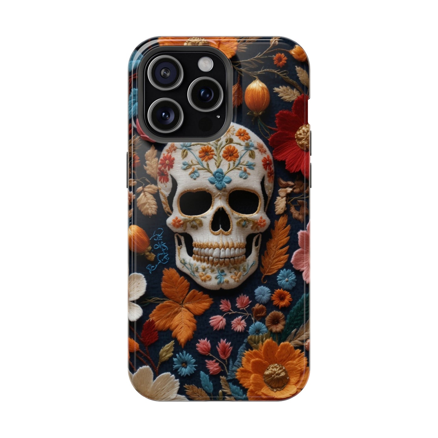 MagSafe Tough iPhone Case - "Embroidery Artistry"