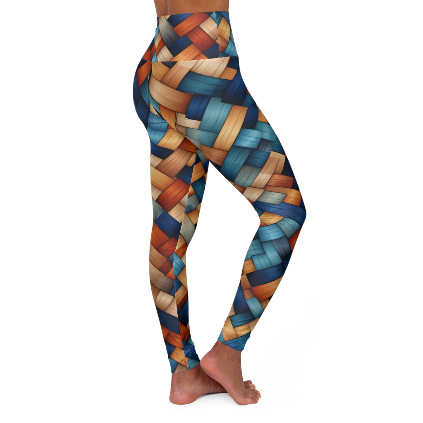 High Waisted Leggings - Vermeer Provence