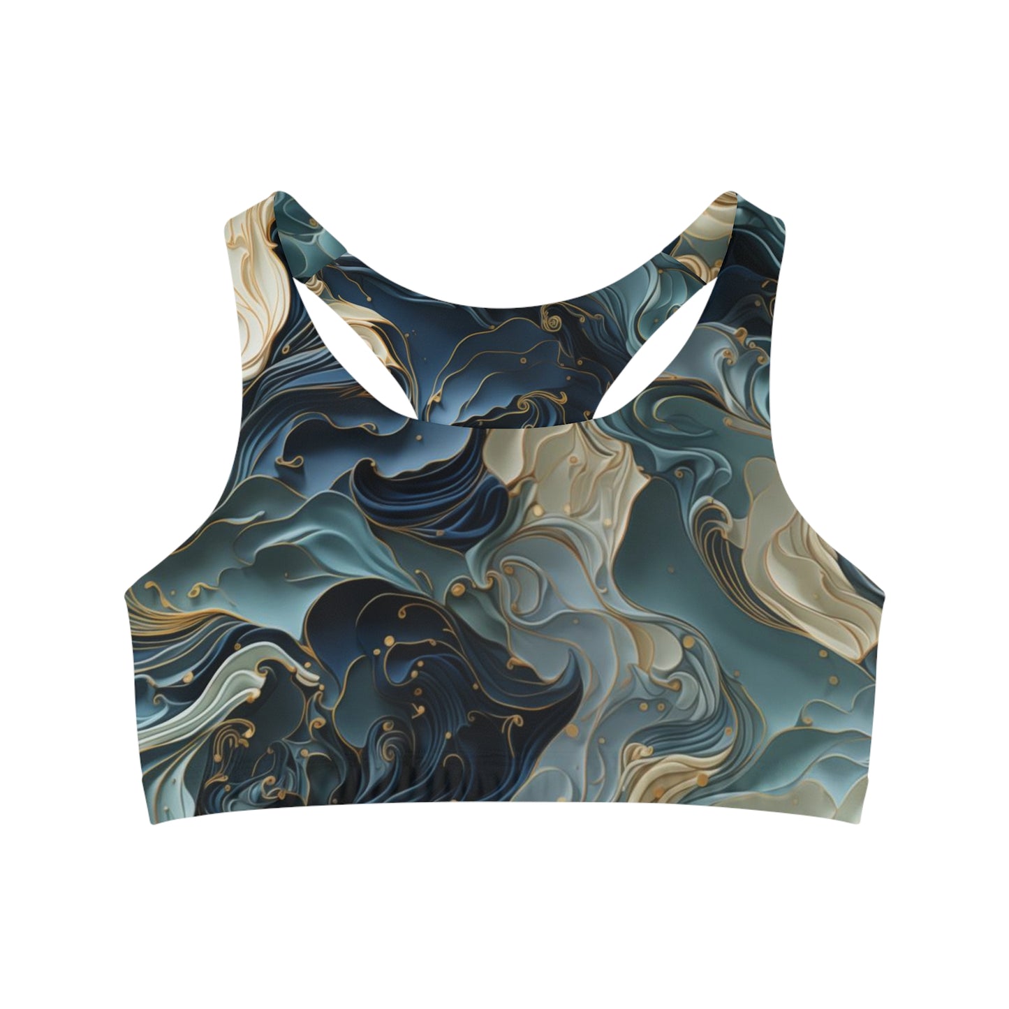 Sports Bra - Avice Salabhasana Anime Ocean