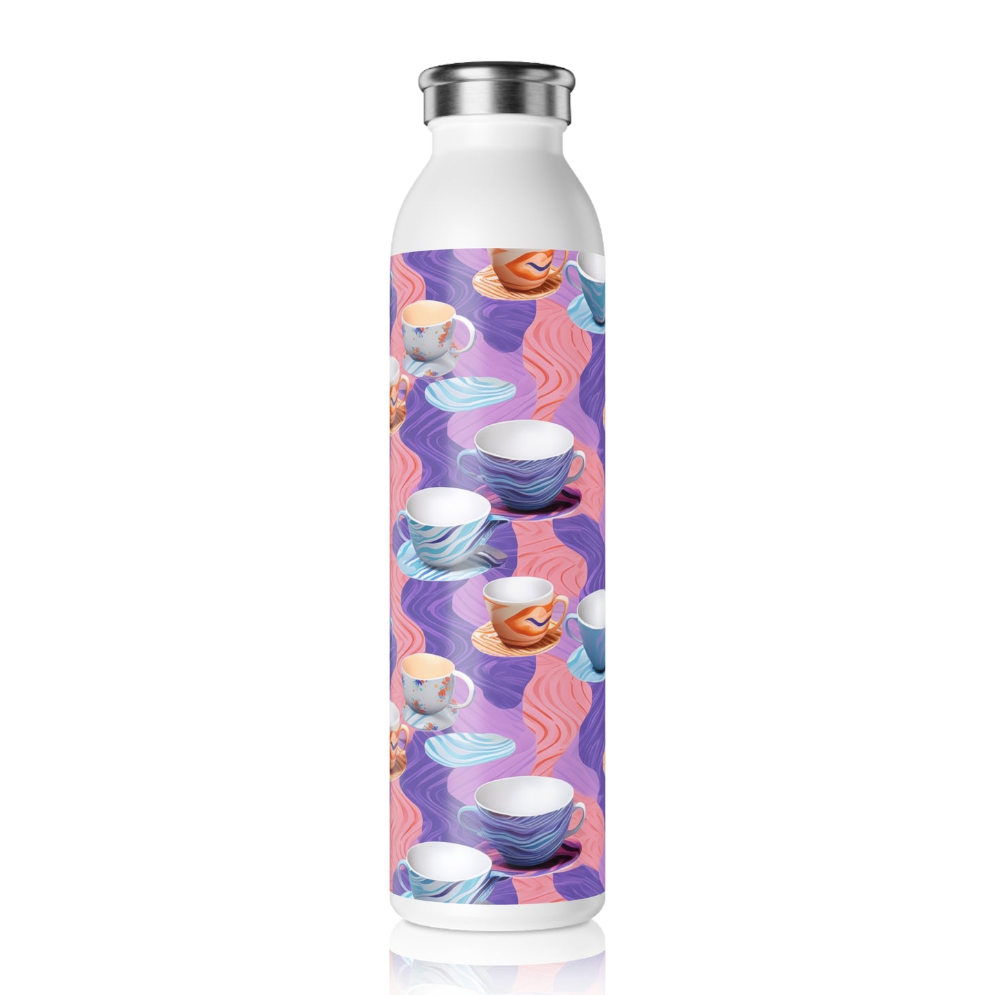 Slim Water Bottle - Emmalina Giverny Coffee Cups