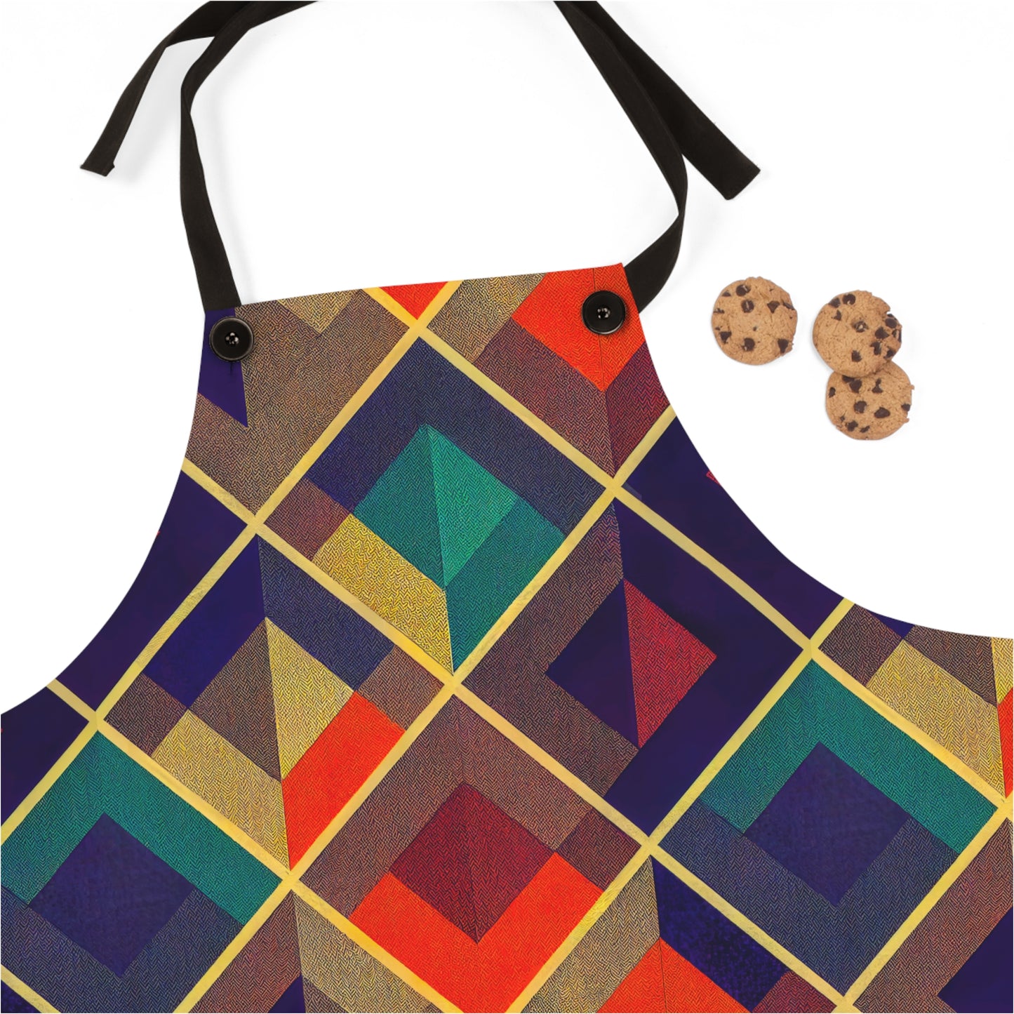 Canvas Apron - Herringbone Kaleidoscope