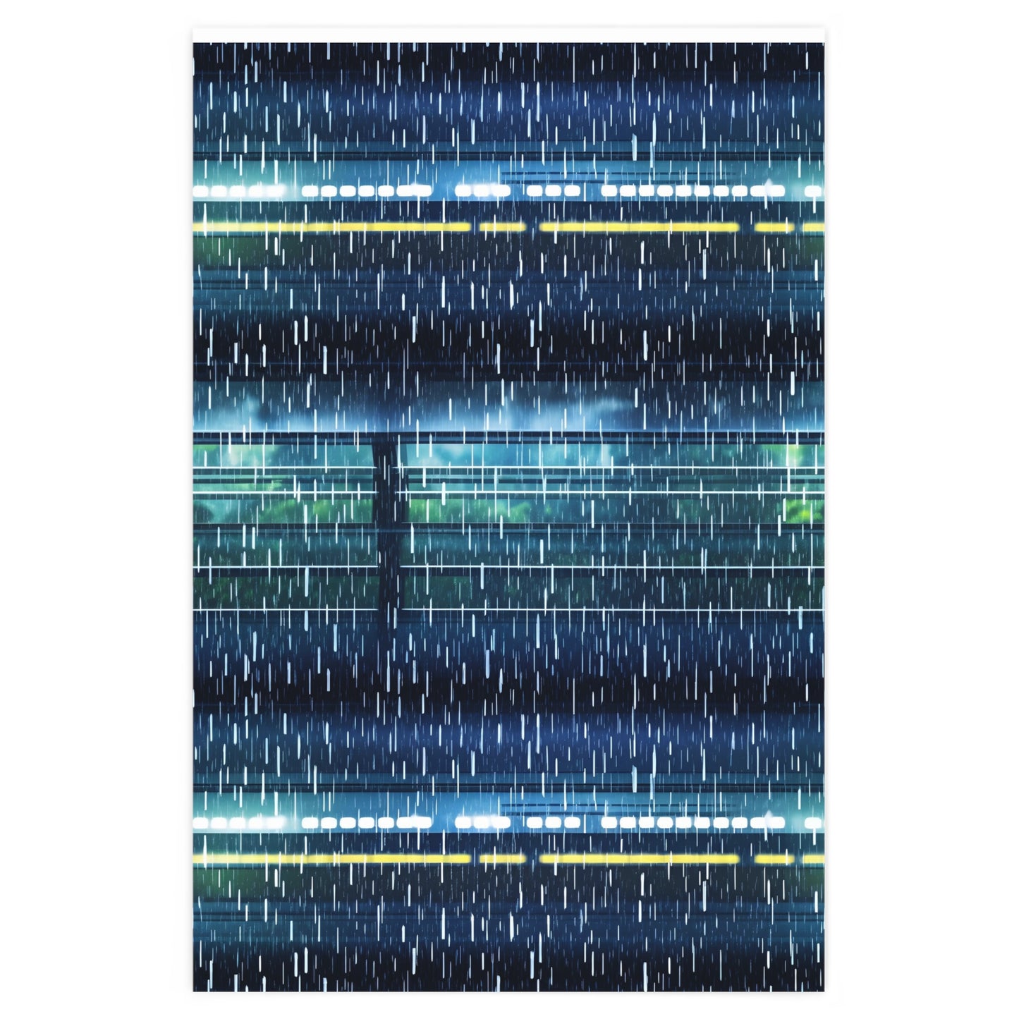 Wrapping Paper - Bullet Train Typhoon