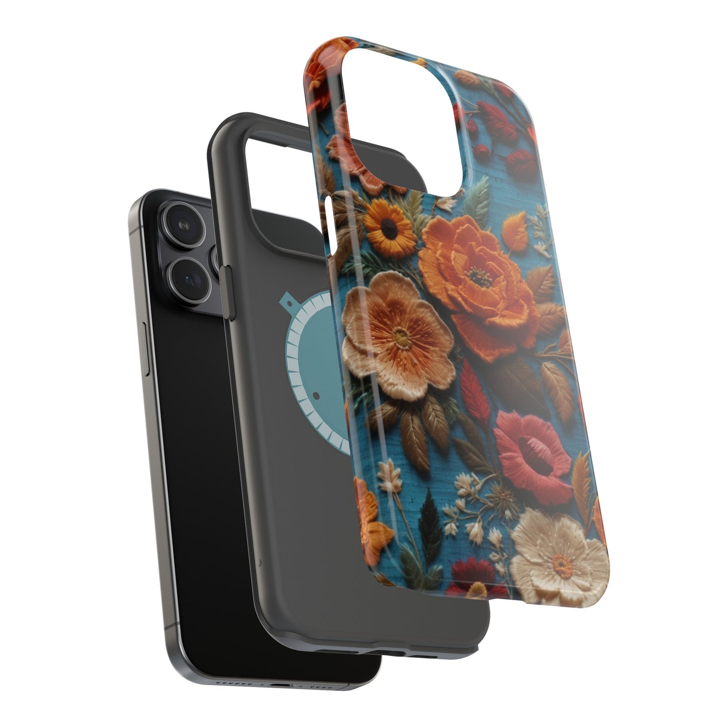 MagSafe Tough iPhone Case - Embroidered Artistry