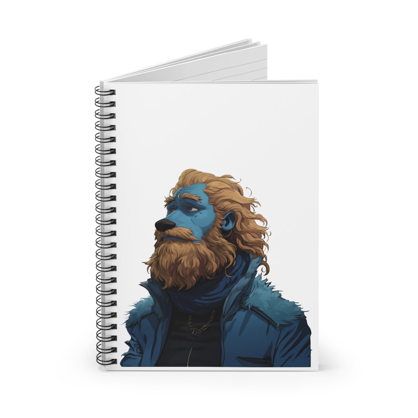 Spiral Notebook with Ruled Line - Bluey Tormund