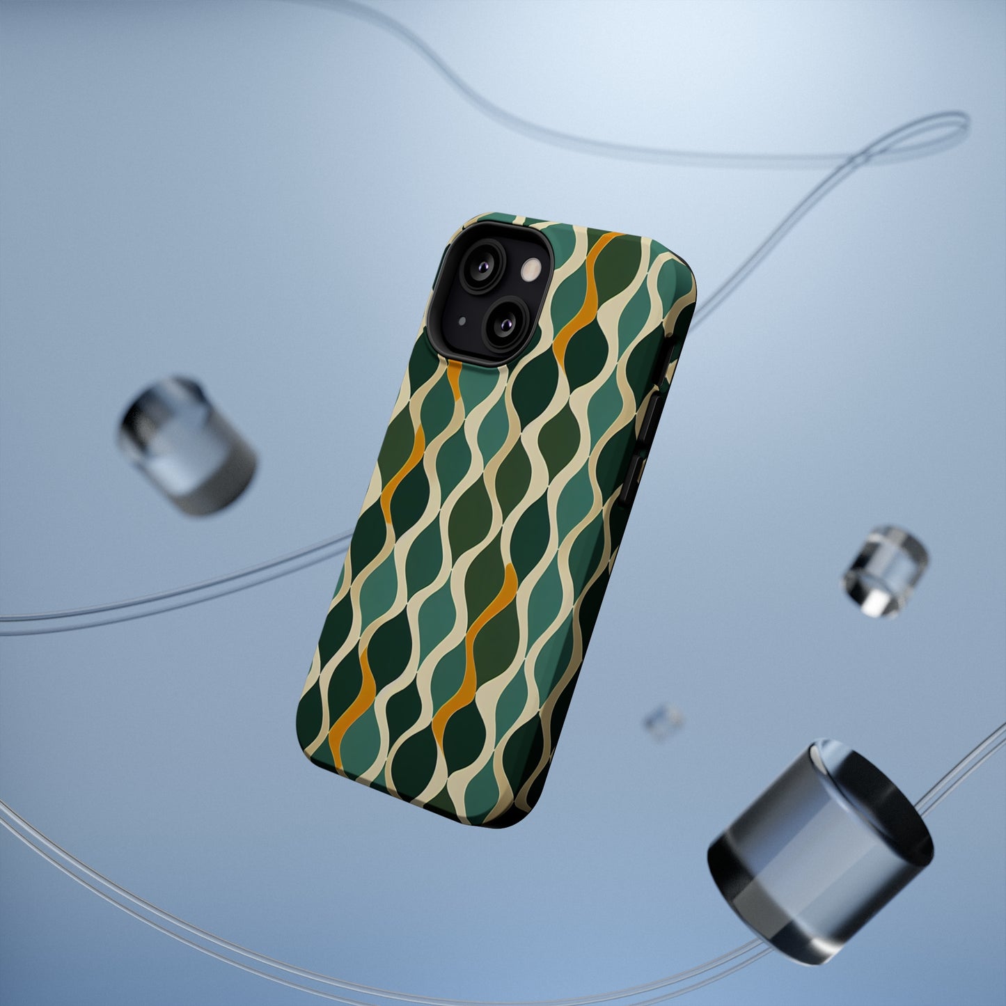 MagSafe Tough iPhone Case - Deco Aqua Ringlets.png
