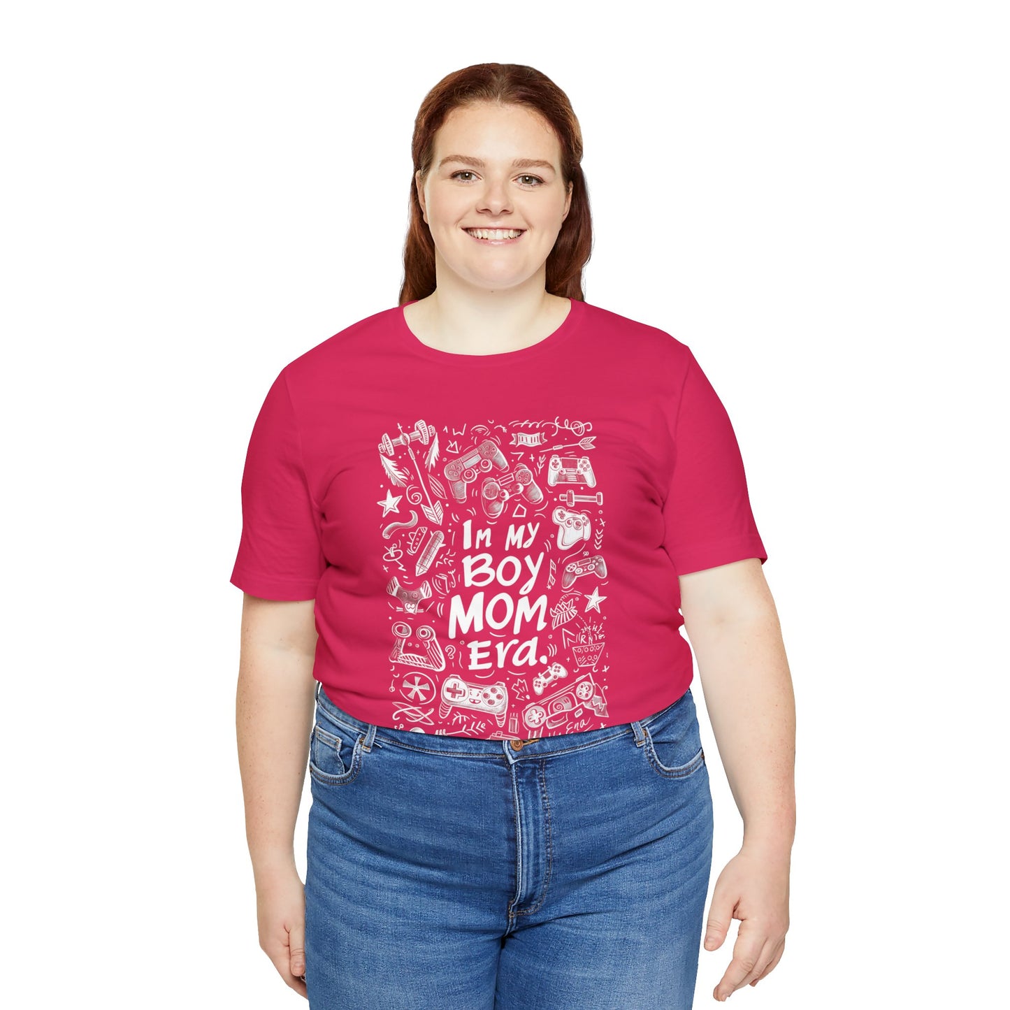 Unisex Jersey Short Sleeve Tee - In My Boy Mom Era - Gamer