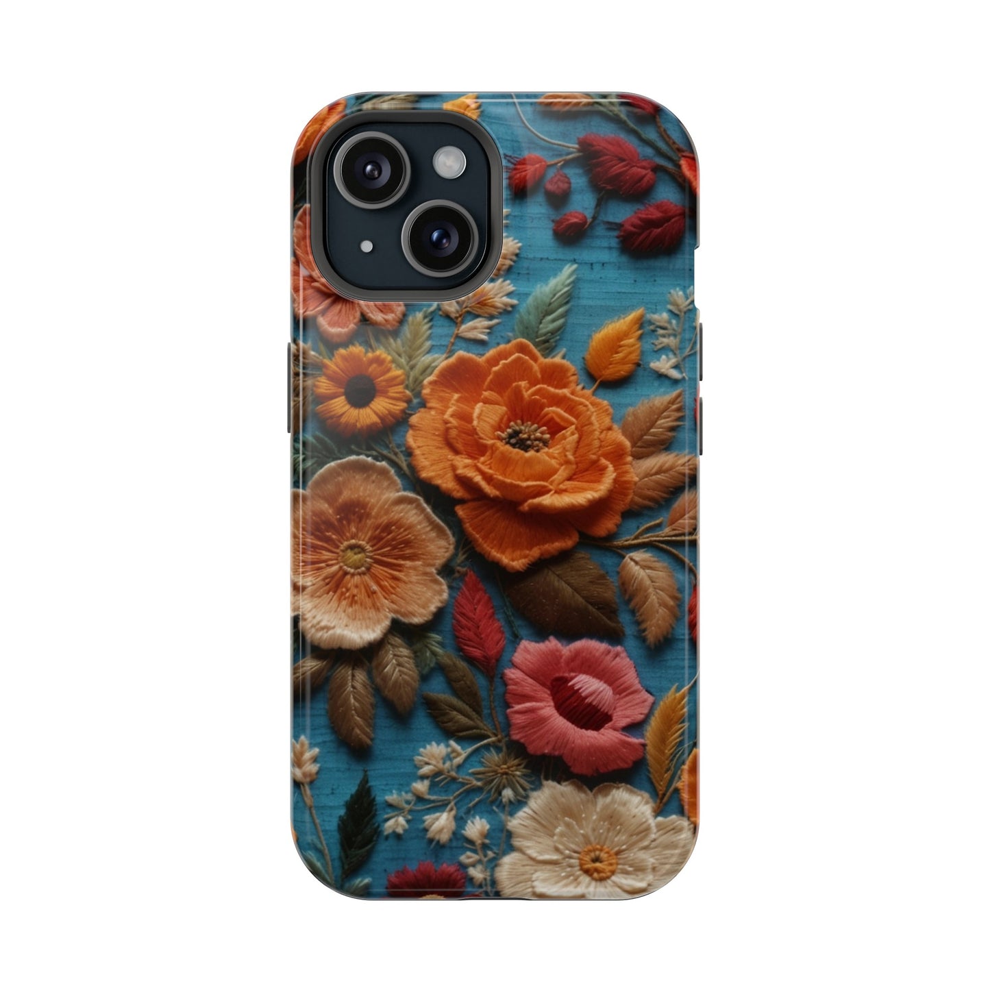 MagSafe Tough iPhone Case - Embroidered Artistry
