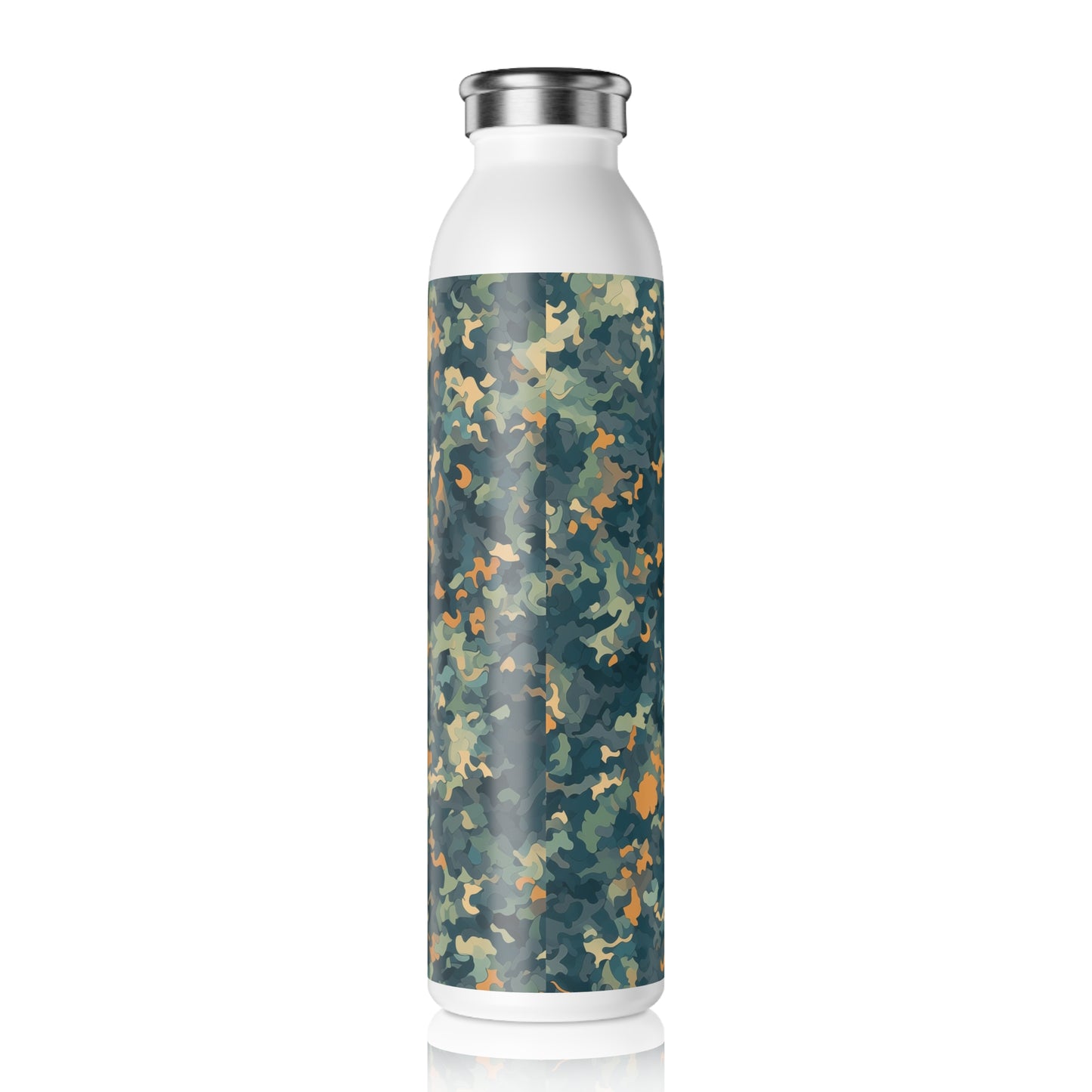 Slim Water Bottle - Jacquette Sirsasana Camouflage