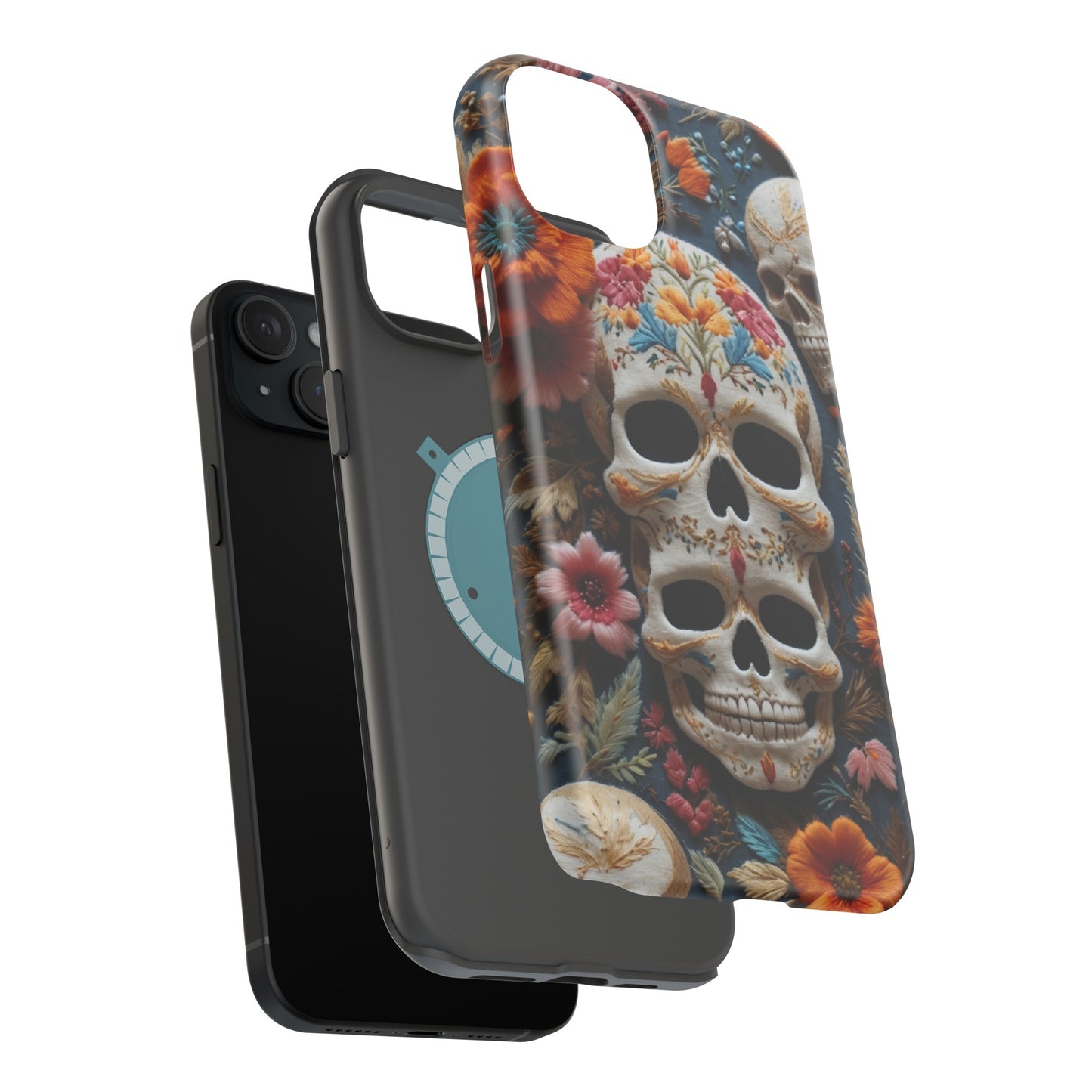 MagSafe Tough iPhone Case - "Artistic Embroidery"