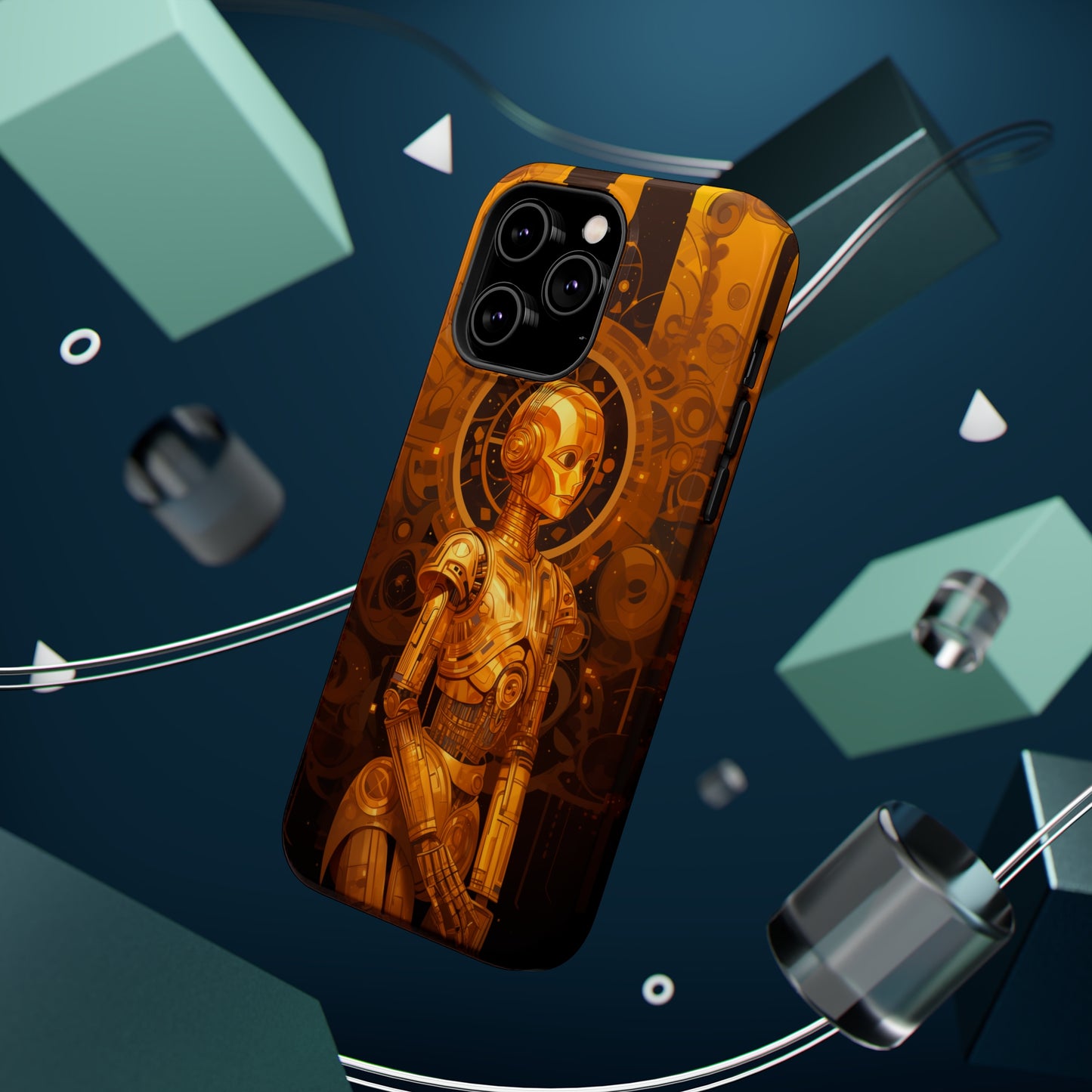 MagSafe Tough iPhone Case - C3P0 Art Nouveau