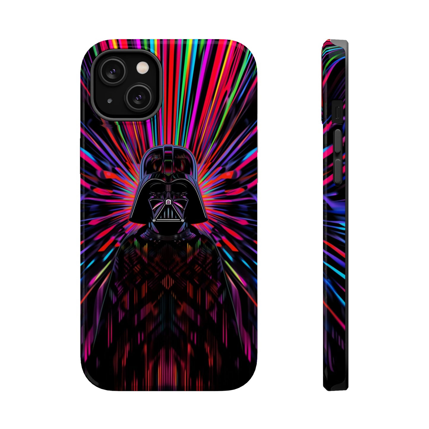 MagSafe Tough iPhone Case - Darth Vader Op Art Vintage