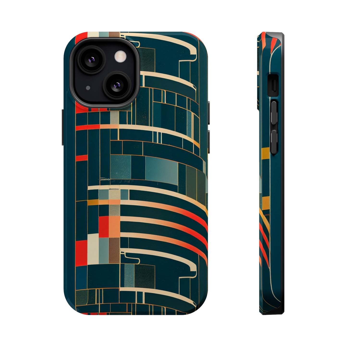 MagSafe Tough iPhone Case - Mecha Modernist