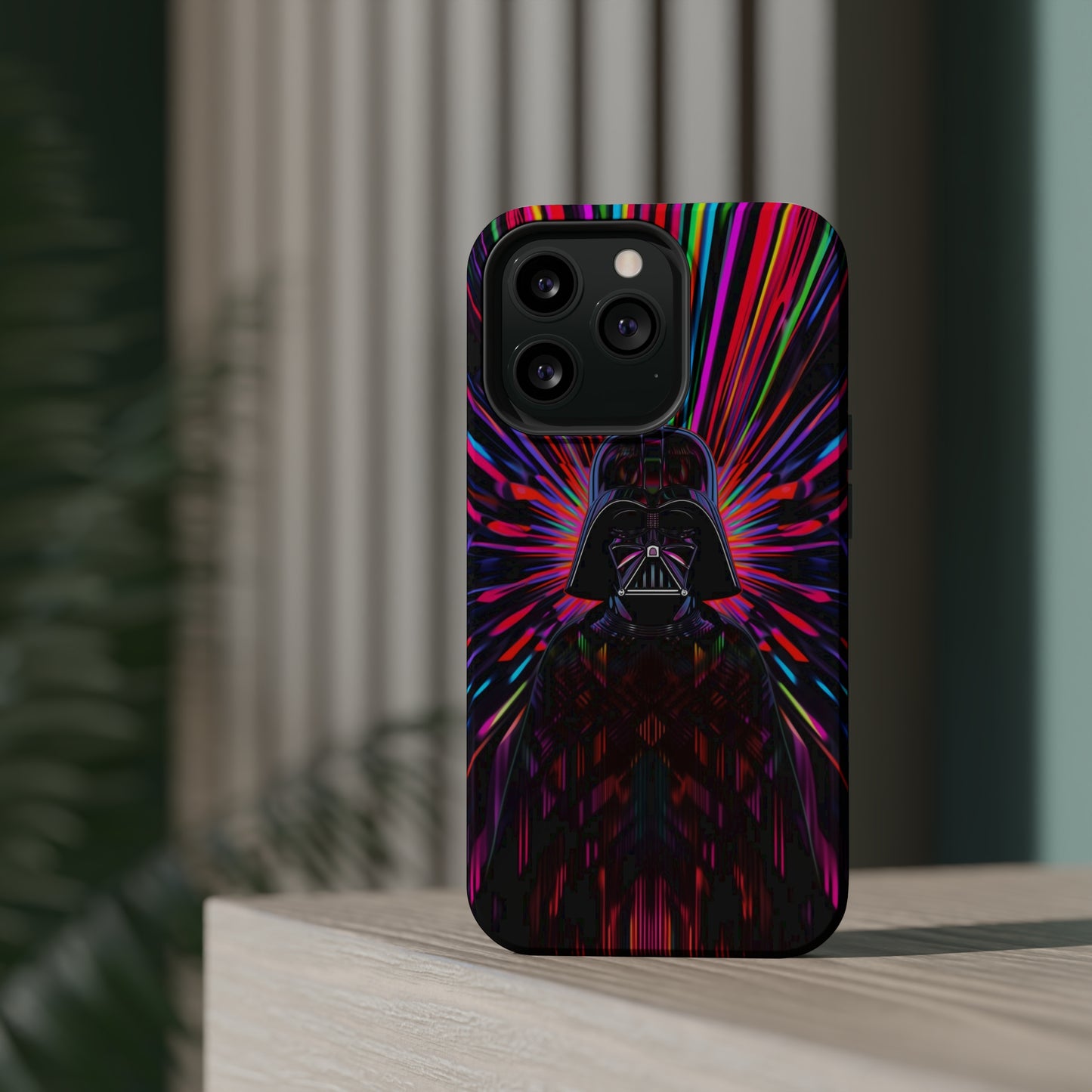 MagSafe Tough iPhone Case - Darth Vader Op Art Vintage