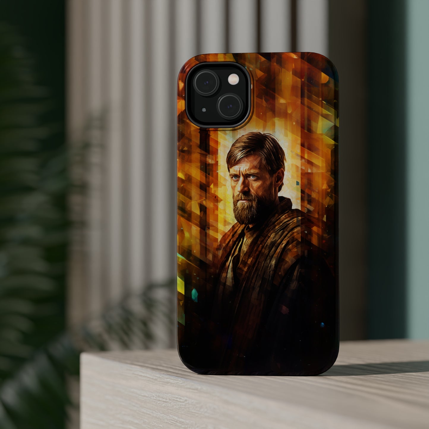 MagSafe Tough iPhone Case - Obi Wan Kenobi Abstract Expressionism