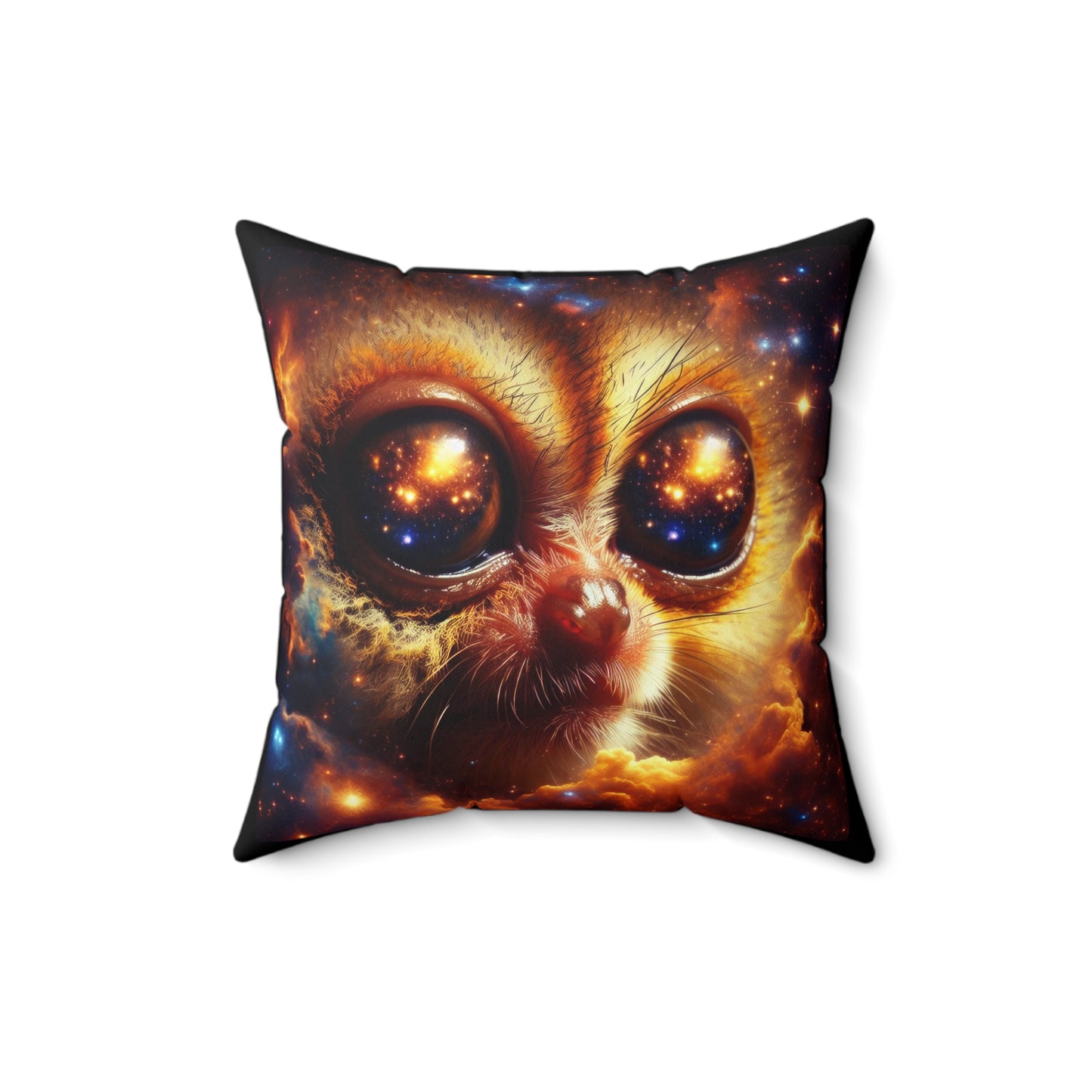 Spun Polyester Square Pillow - Tarsiers CosmicLevel
