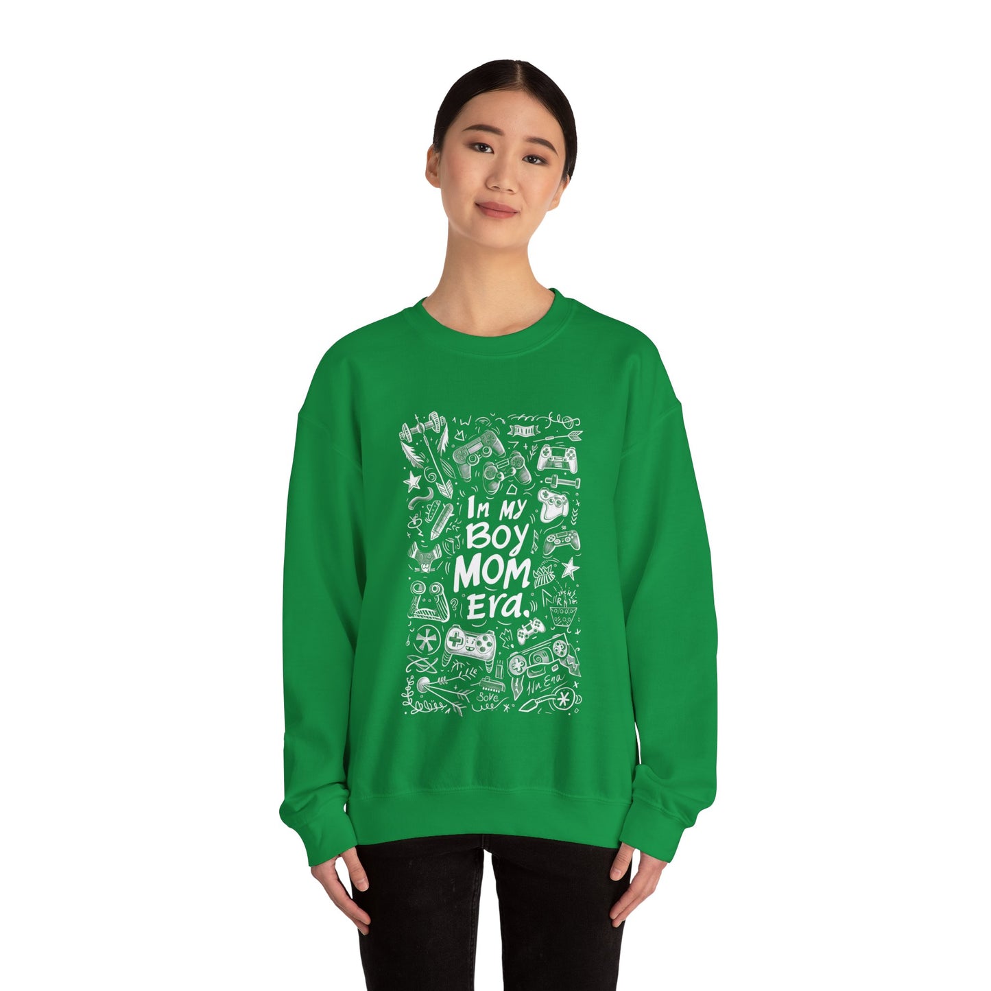 Unisex Heavy Blend™ Crewneck Sweatshirt - In My Boy Mom Era - Gamer