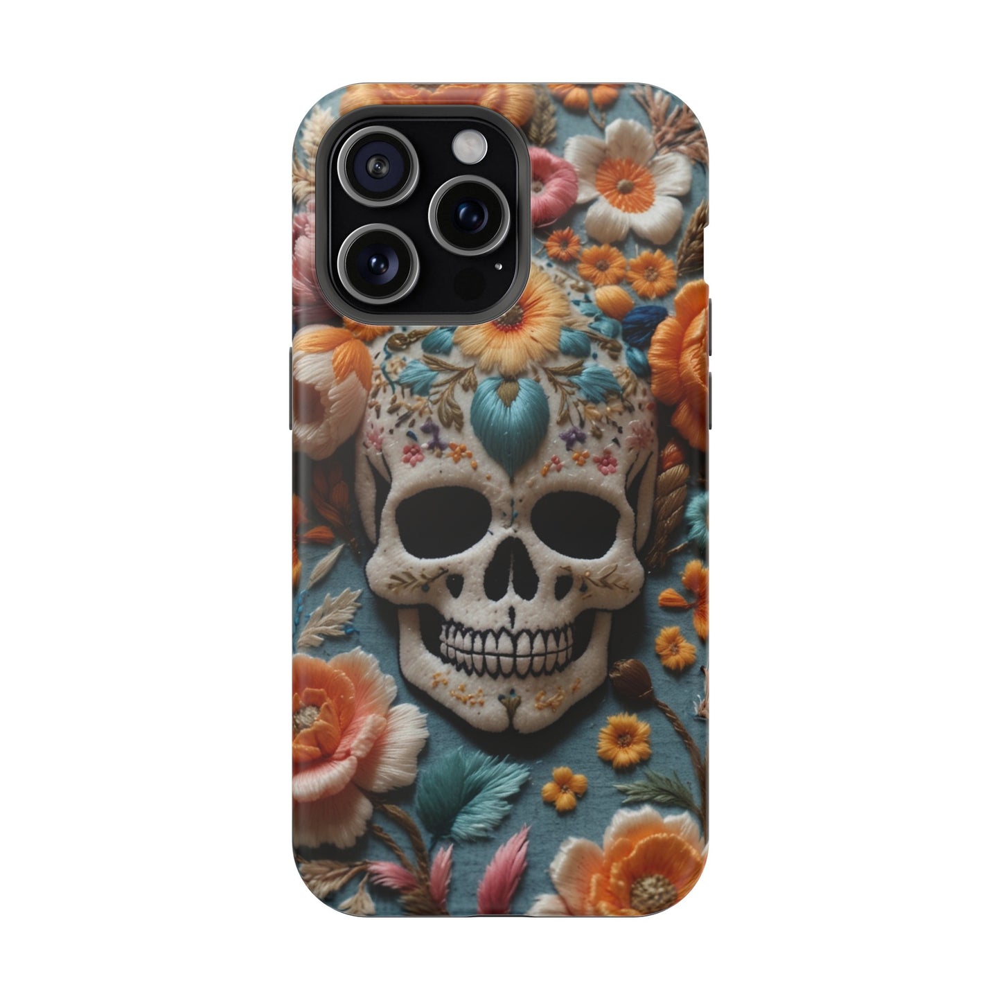 MagSafe Tough iPhone Case - "Embroidery Artistry"