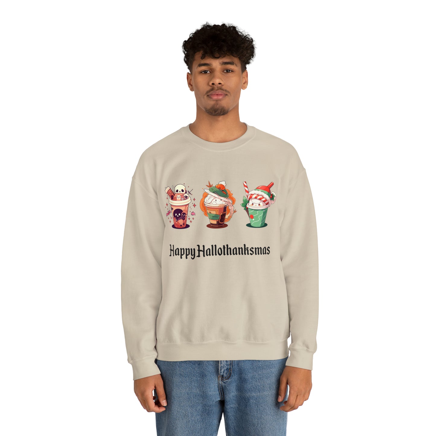 Happy Hallothanksmas - Unisex Heavy Blend™ Sweatshirt