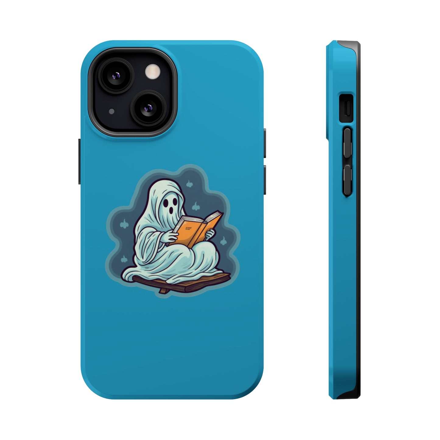Bookish Ghost Phone Case, Halloween Literary iPhone Case, Teacher's Halloween Present, Librarian Themed Phone Case, Spooky Ghost iPhone Case