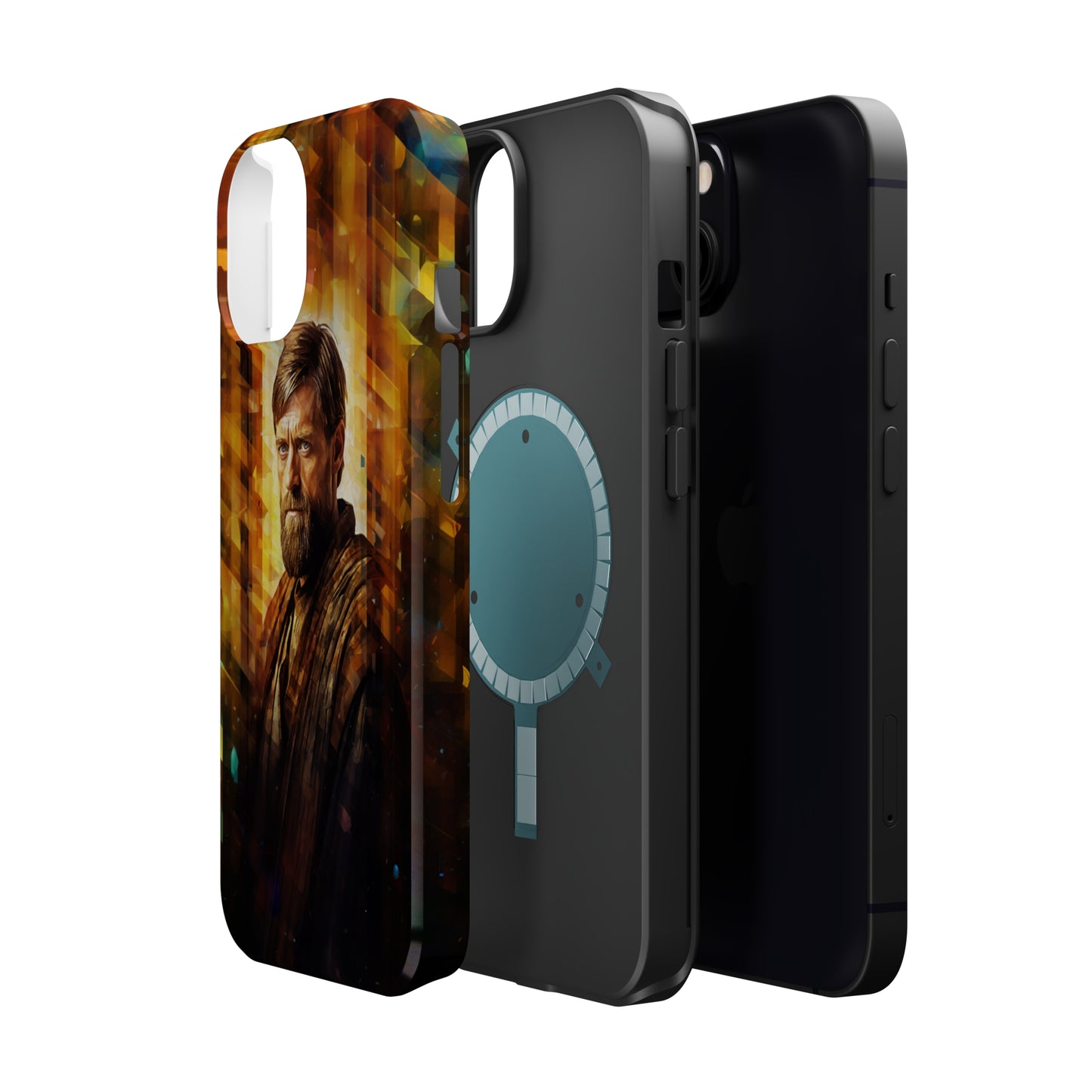 MagSafe Tough iPhone Case - Obi Wan Kenobi Abstract Expressionism