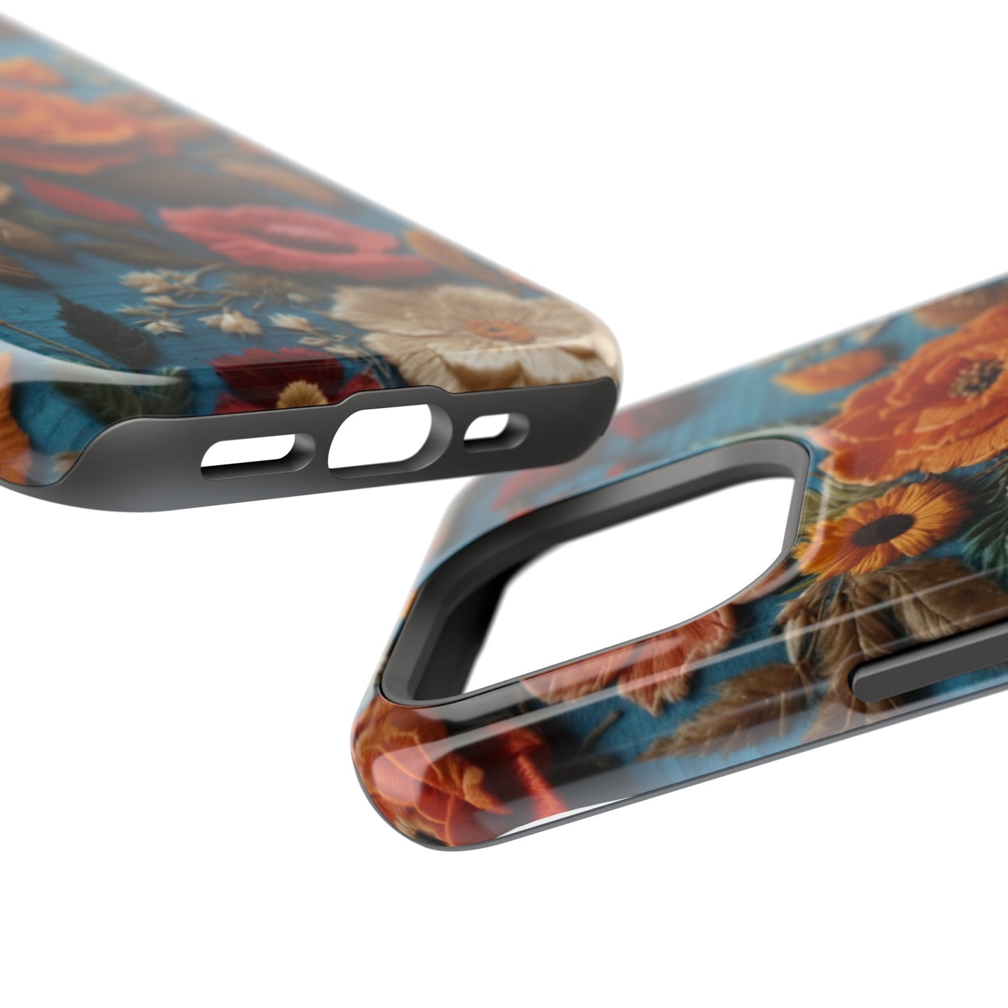 MagSafe Tough iPhone Case - Embroidered Artistry