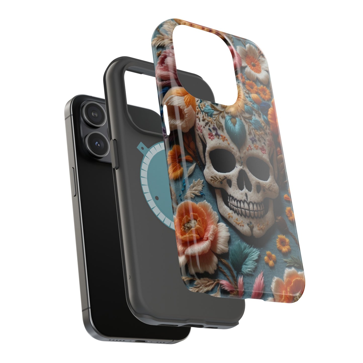 MagSafe Tough iPhone Case - "Embroidery Artistry"