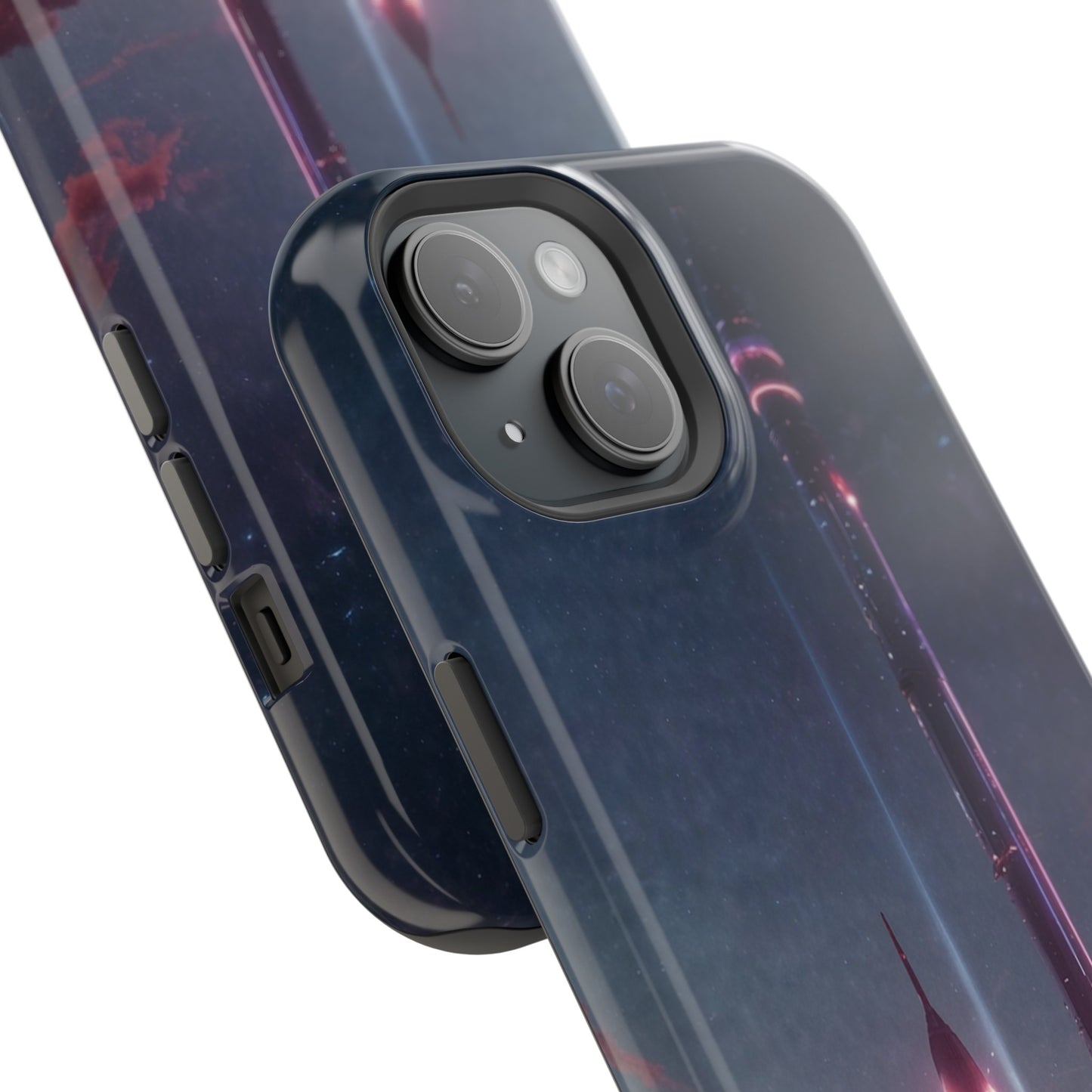 MagSafe Tough iPhone Case - Galactic Cyberpunk
