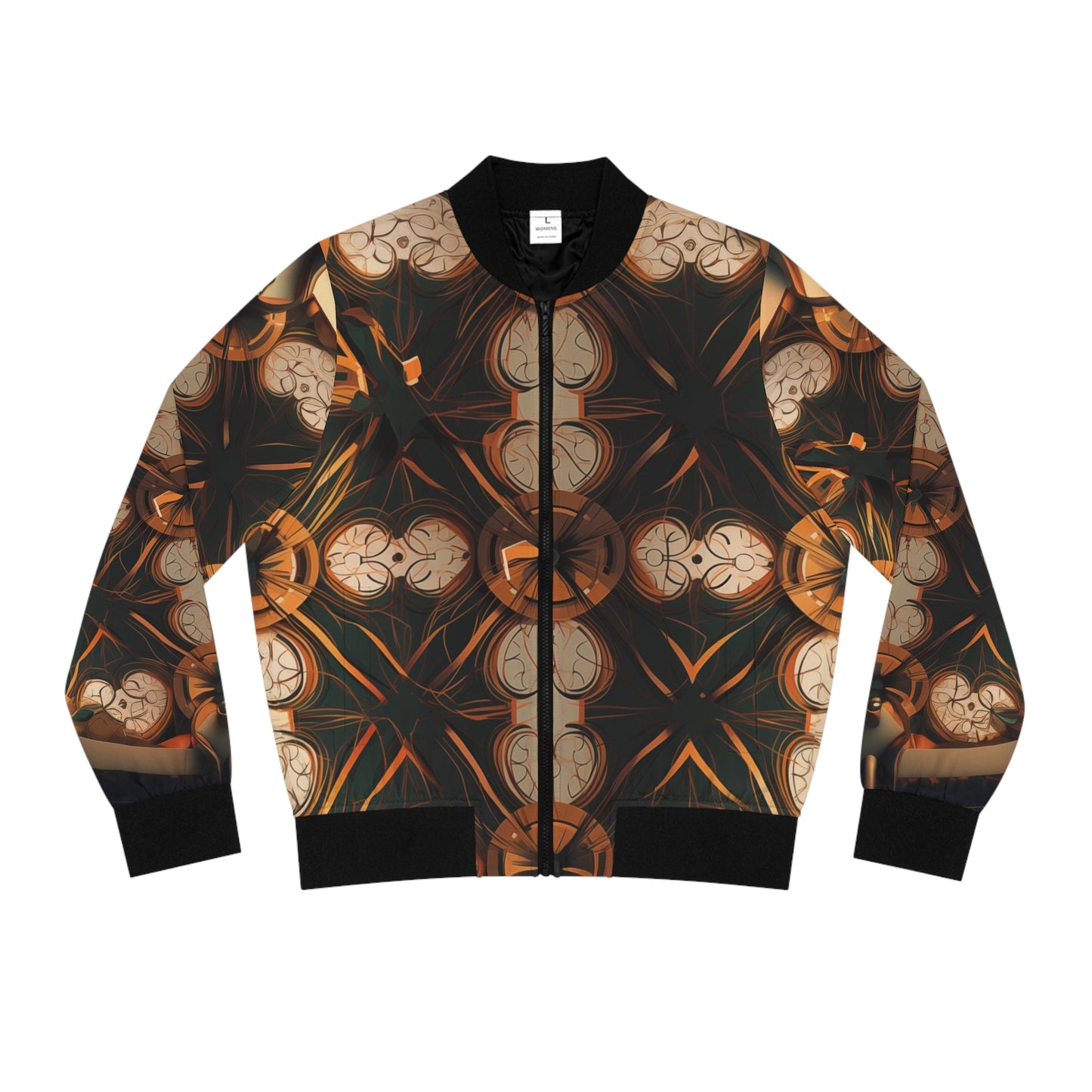 Women's Bomber Jacket - Boba Fett infographic illustration