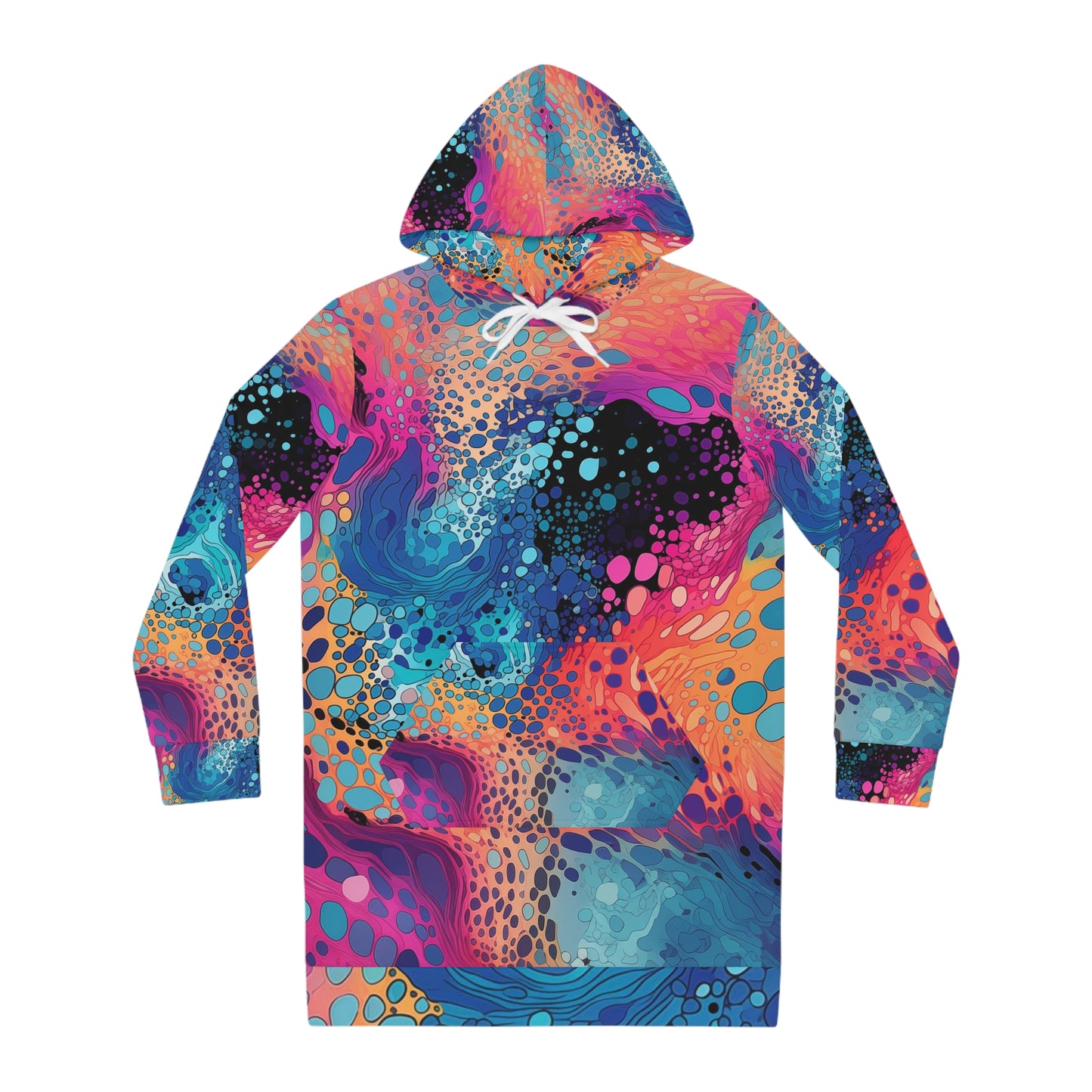 Hoodie Dress - Godiva Aeonflux Tie Dye