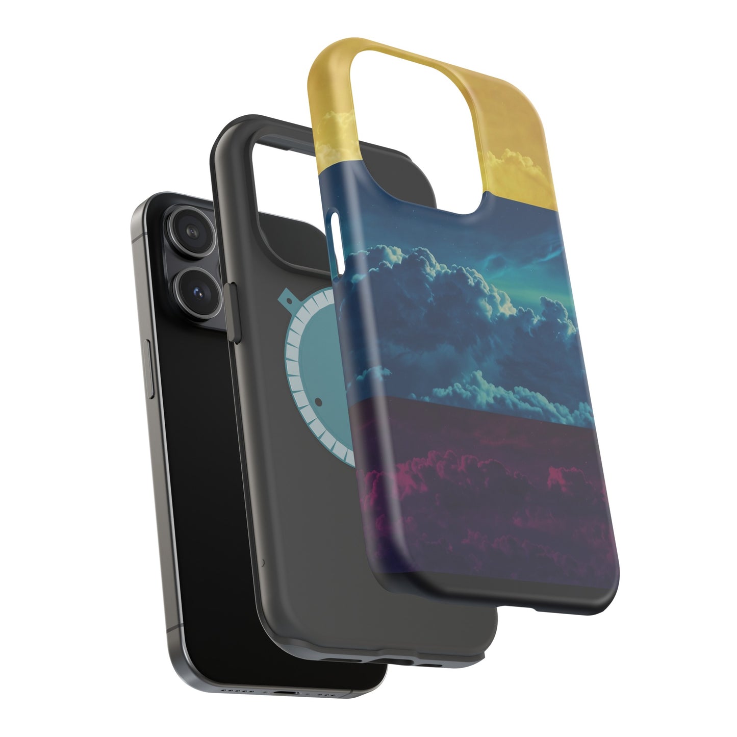 MagSafe Tough iPhone Case - "Nebula Synthwave"