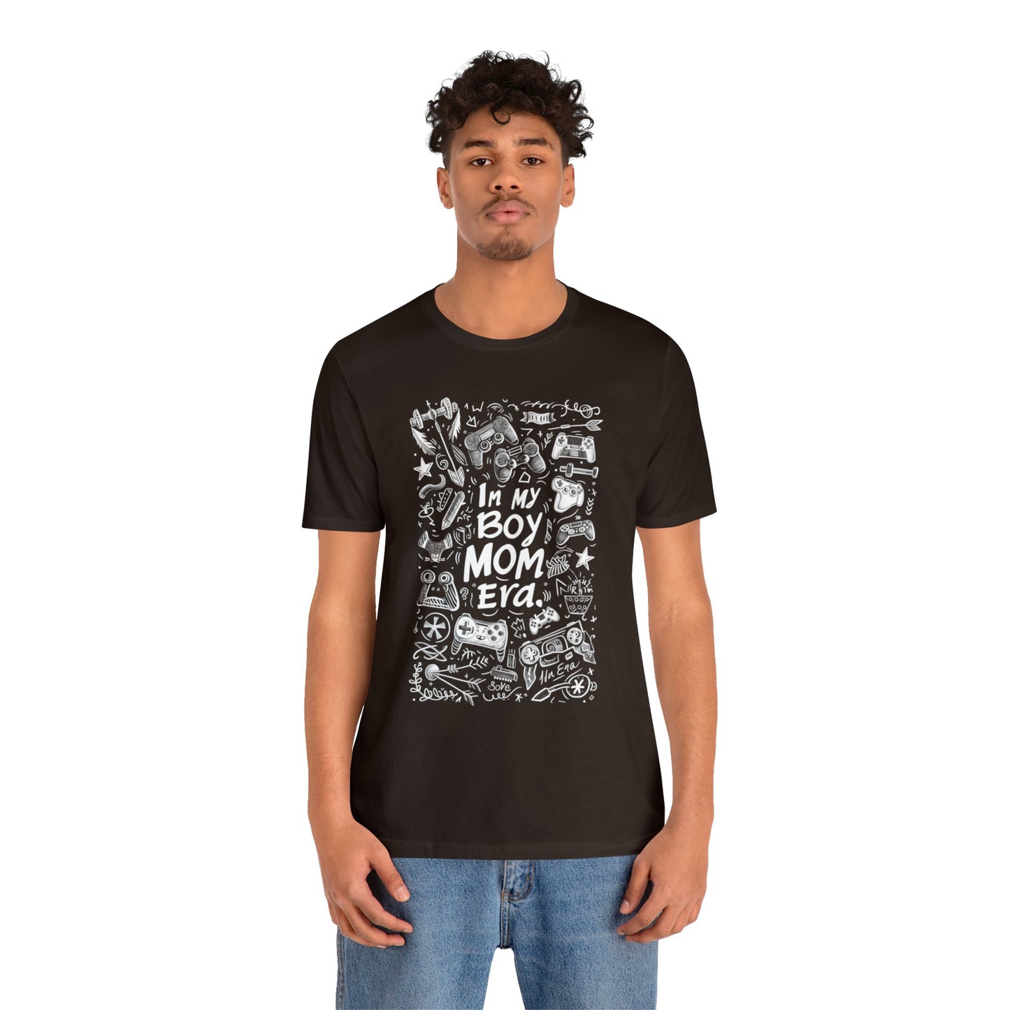 Unisex Jersey Short Sleeve Tee - In My Boy Mom Era - Gamer