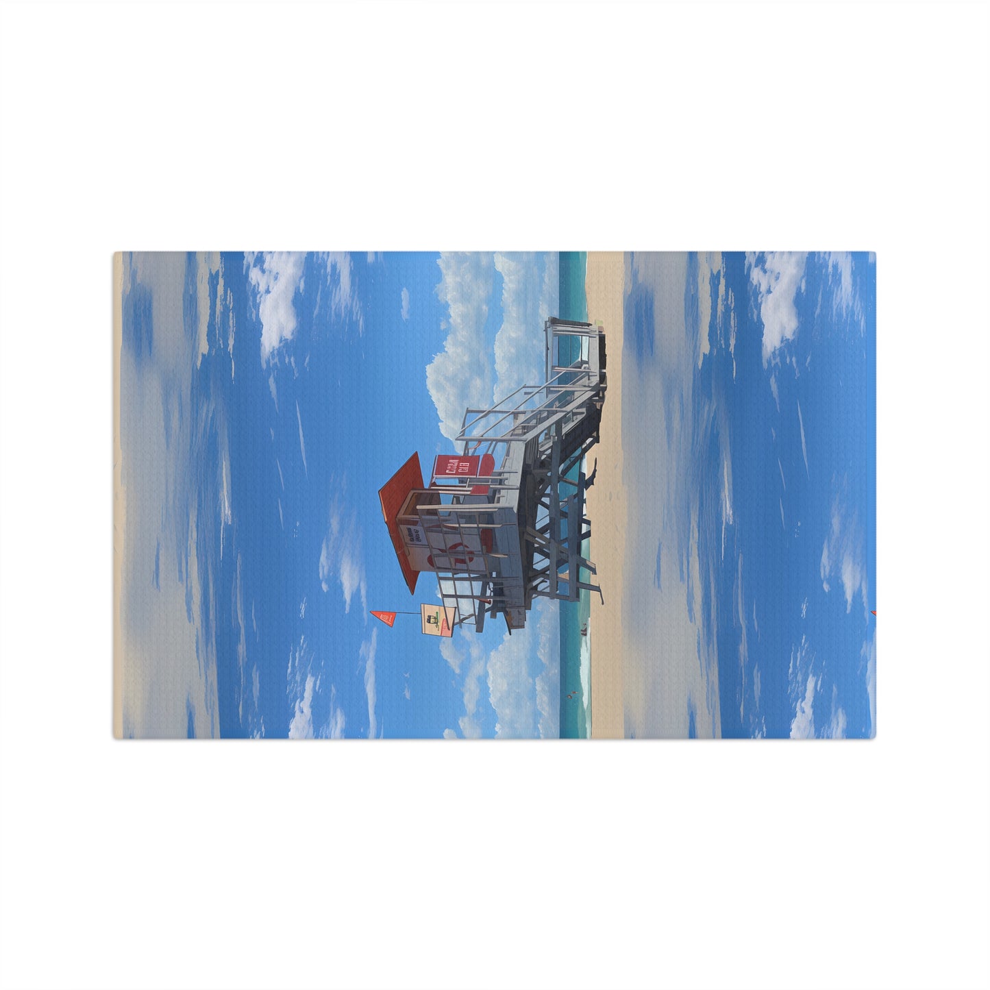 Soft Tea Towel - Love and Santa Monica