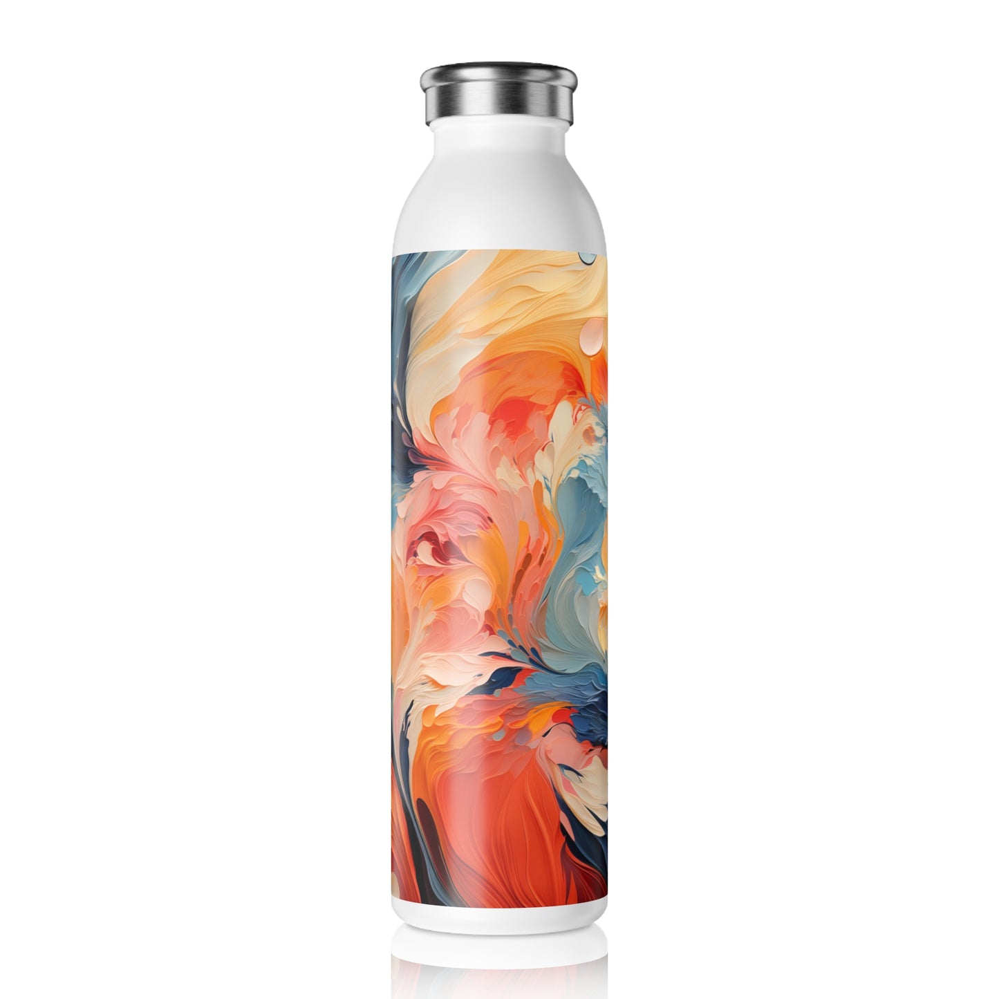 Slim Water Bottle - Bard Kinkaku-ji Watercolor
