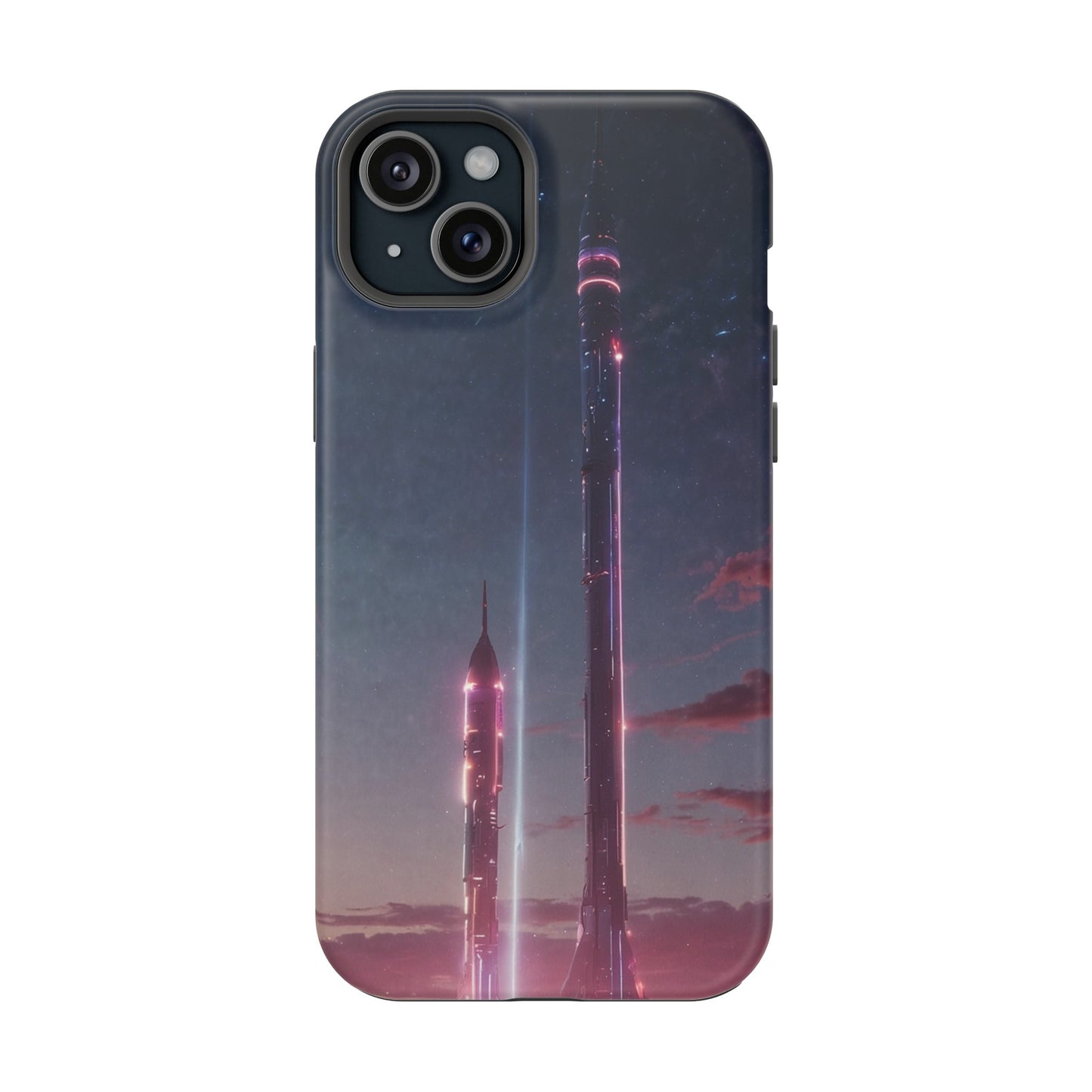 MagSafe Tough iPhone Case - Galactic Cyberpunk