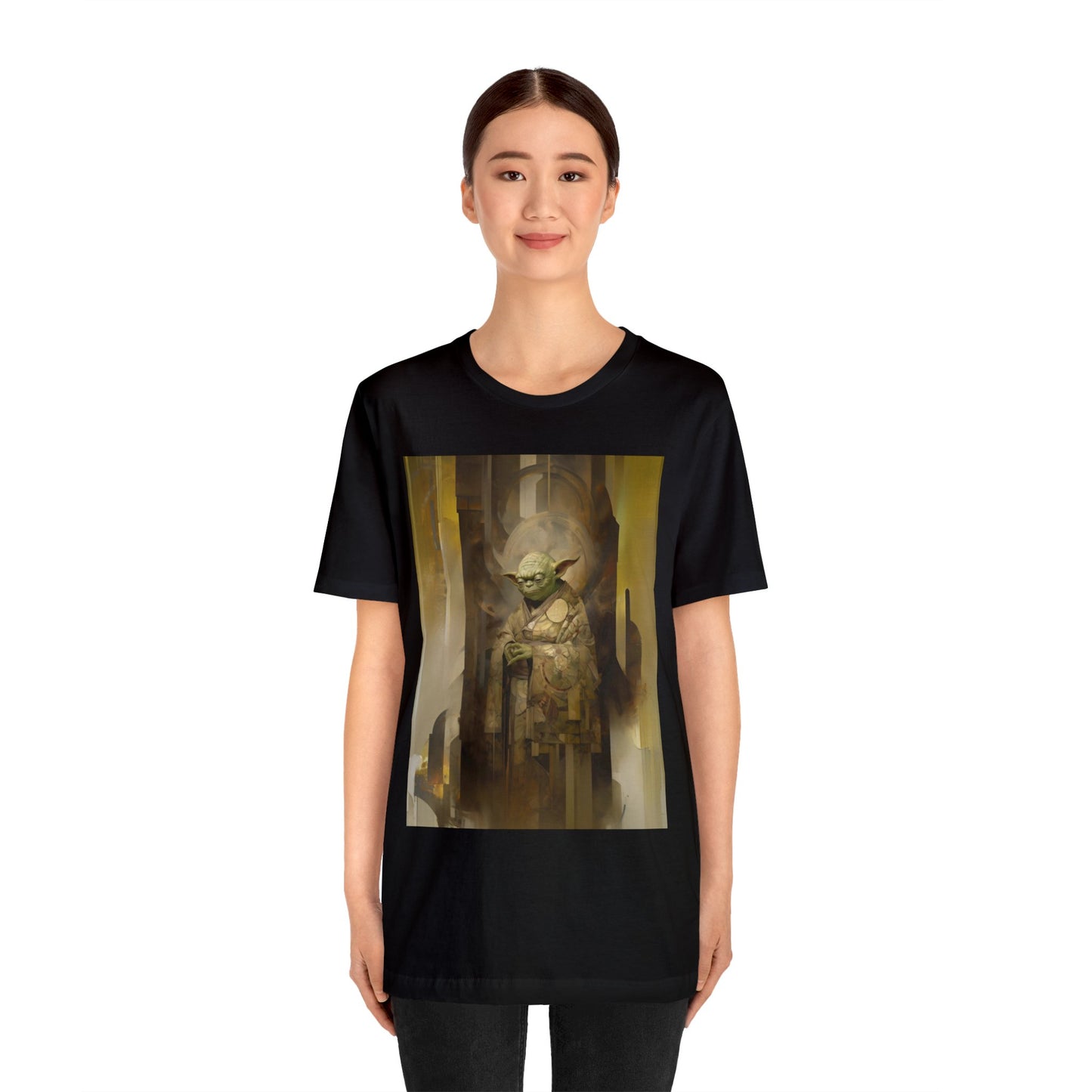 Unisex Jersey Short Sleeve Tee - Yoda Yukiyo E Art Portrait