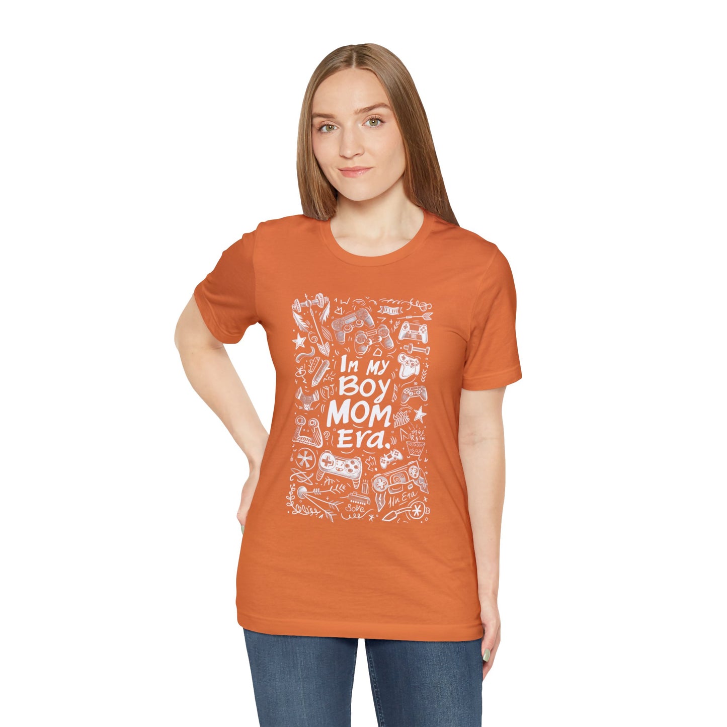 Unisex Jersey Short Sleeve Tee - In My Boy Mom Era - Gamer