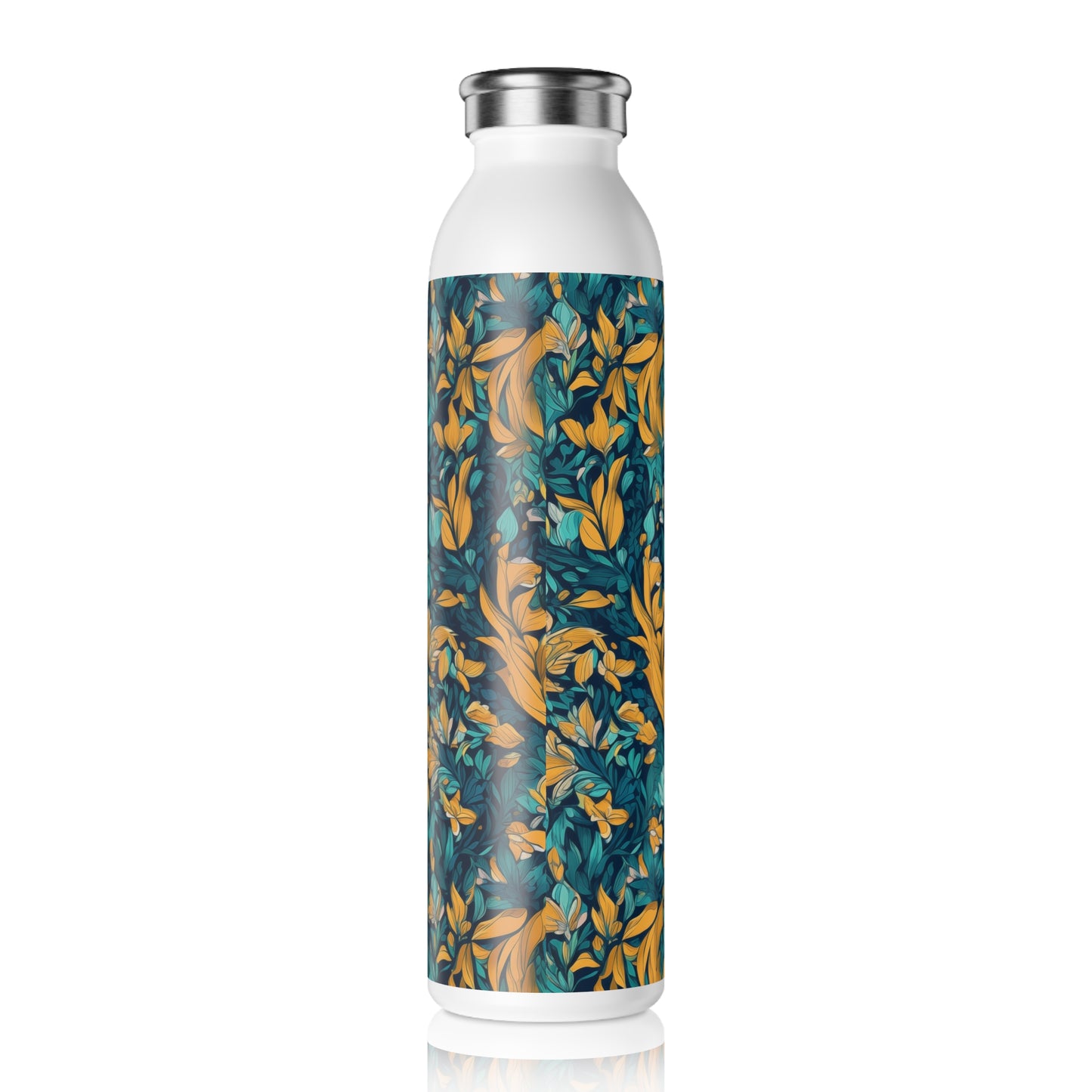 Slim Water Bottle - Bogdana Juizde Fora Ditsy Floral