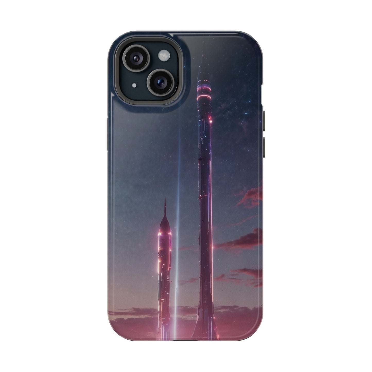 MagSafe Tough iPhone Case - Galactic Cyberpunk