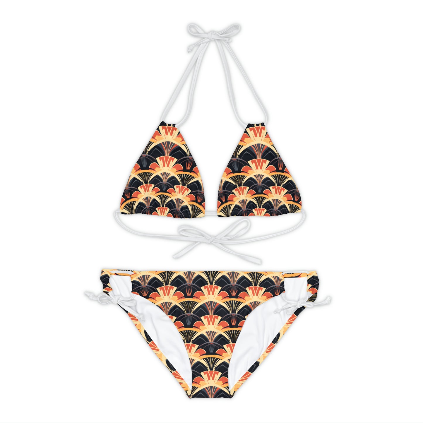 Strappy Bikini Set - Gilded Highlights